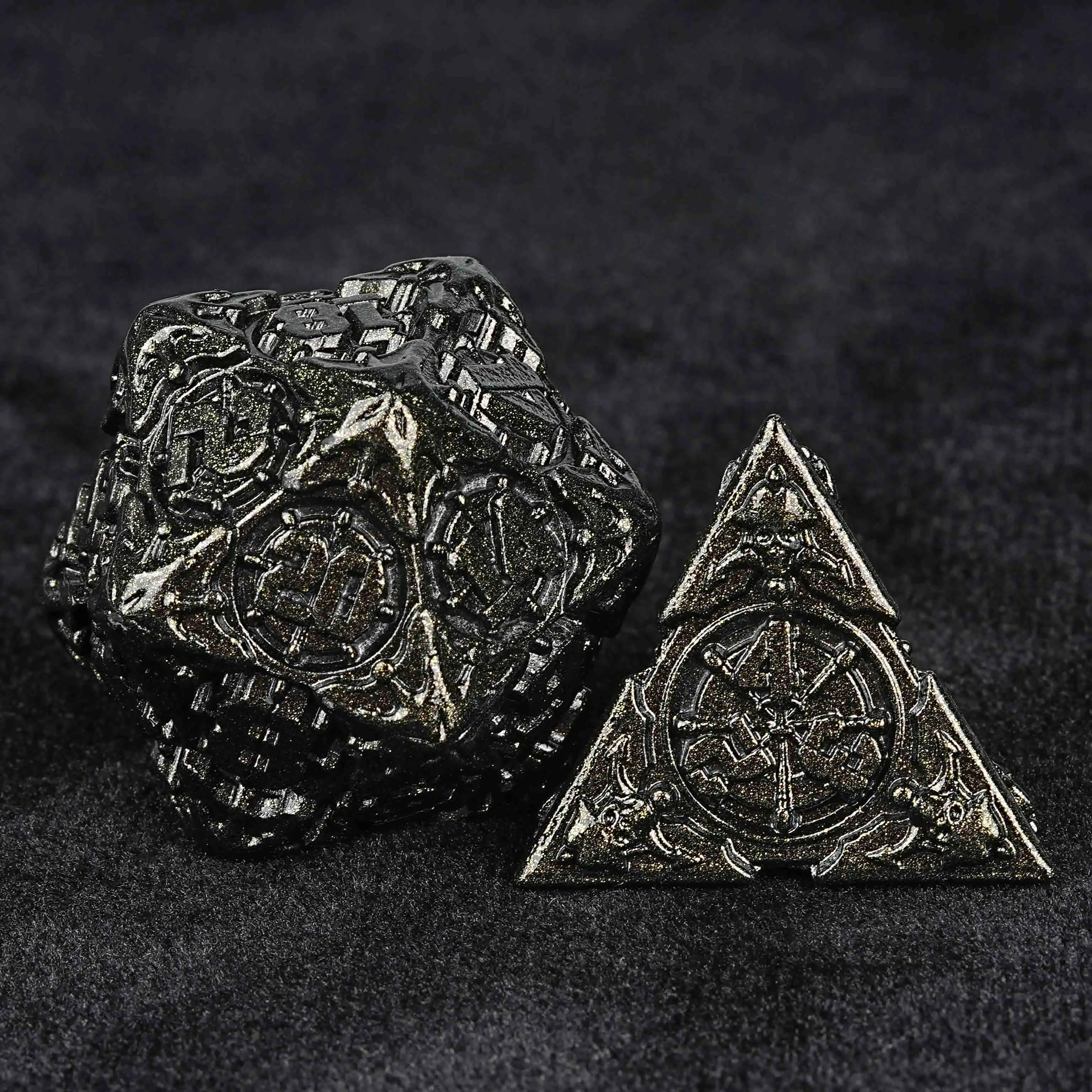 Limited Clearance-Metal Pirate DND Dice Set|3D Embossed Metal