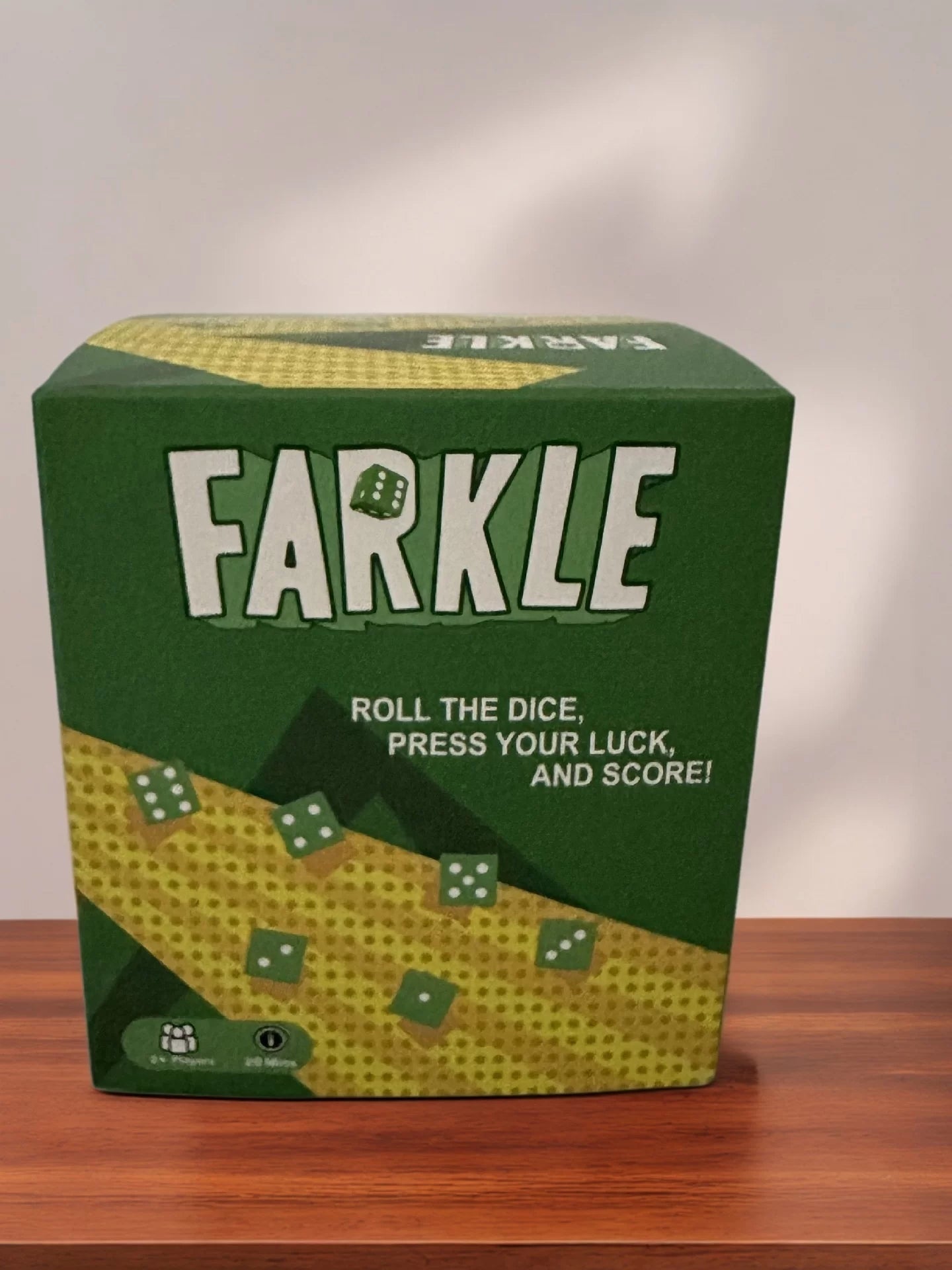 New product Brybelly Farkle: One cup of family shake dice table game, classic dice perfect cards