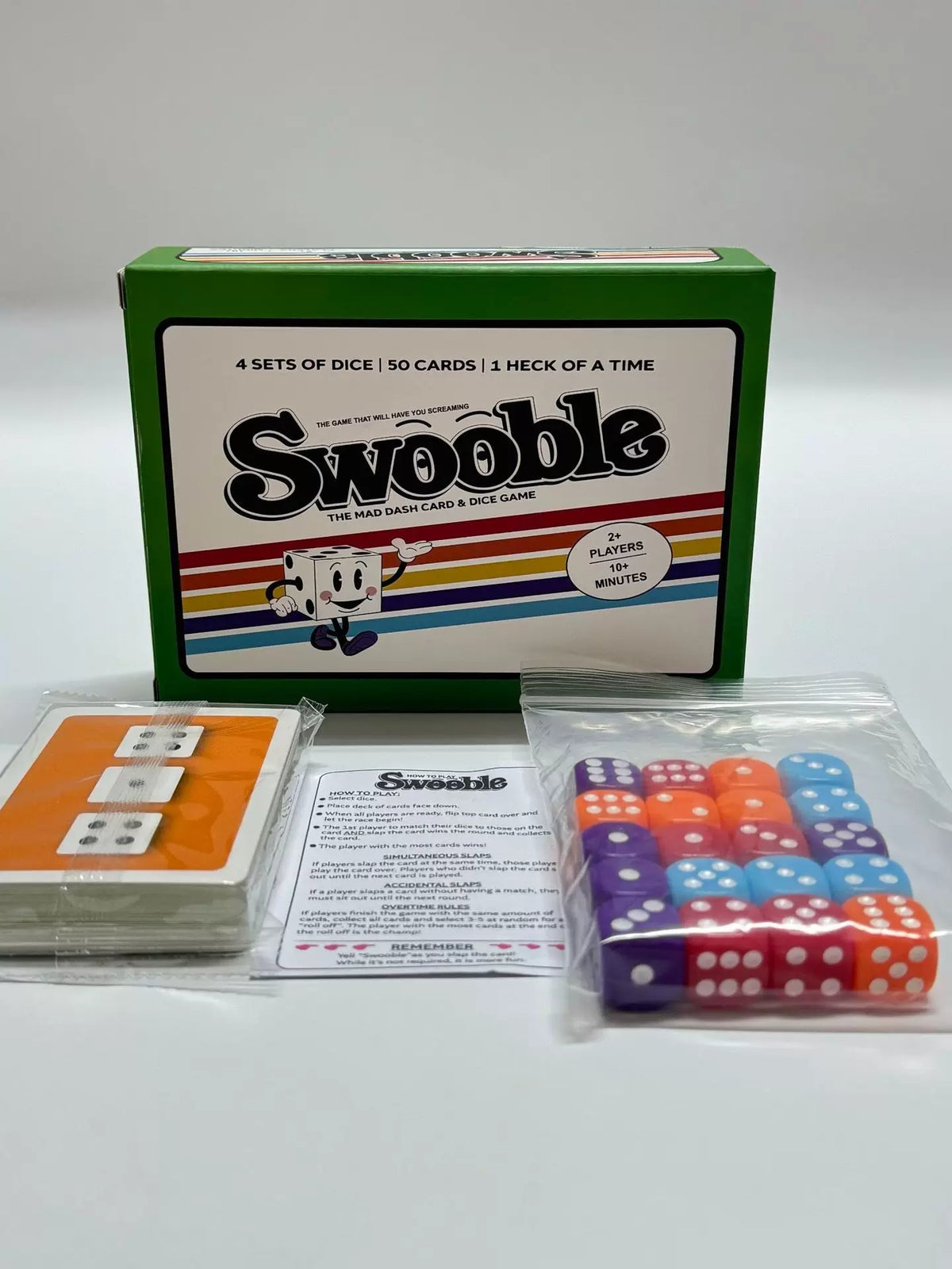 Cross-border Swooble fast-paced card and dice games for teens and adults | Family party outings