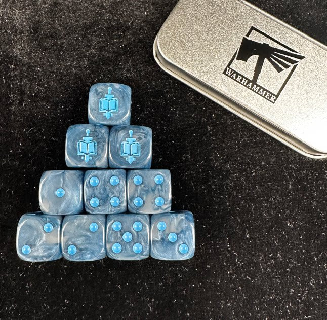 Grey Knights Dice Set | Warhammer 40K, AOS & Old World Tabletop Dice