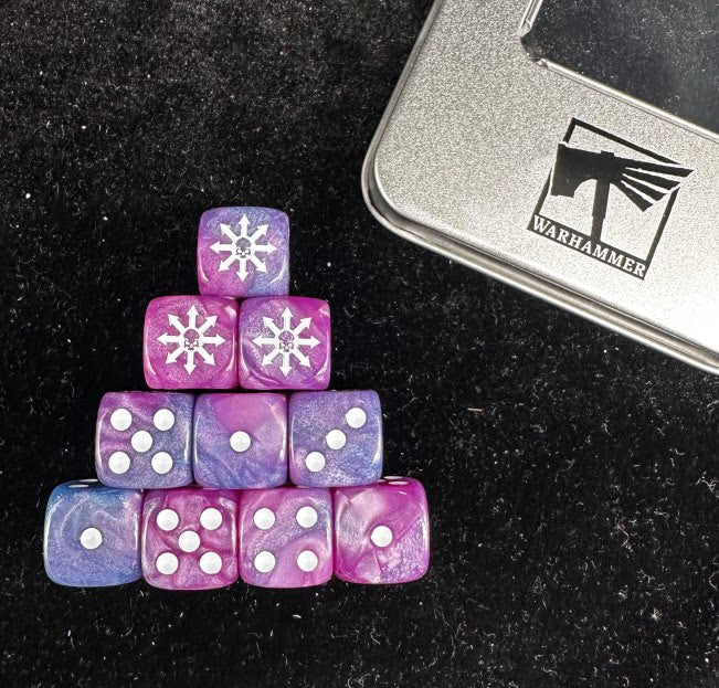 Children of Chaos Dice Set | Warhammer AOS, 40K & Old World Evil God Dice