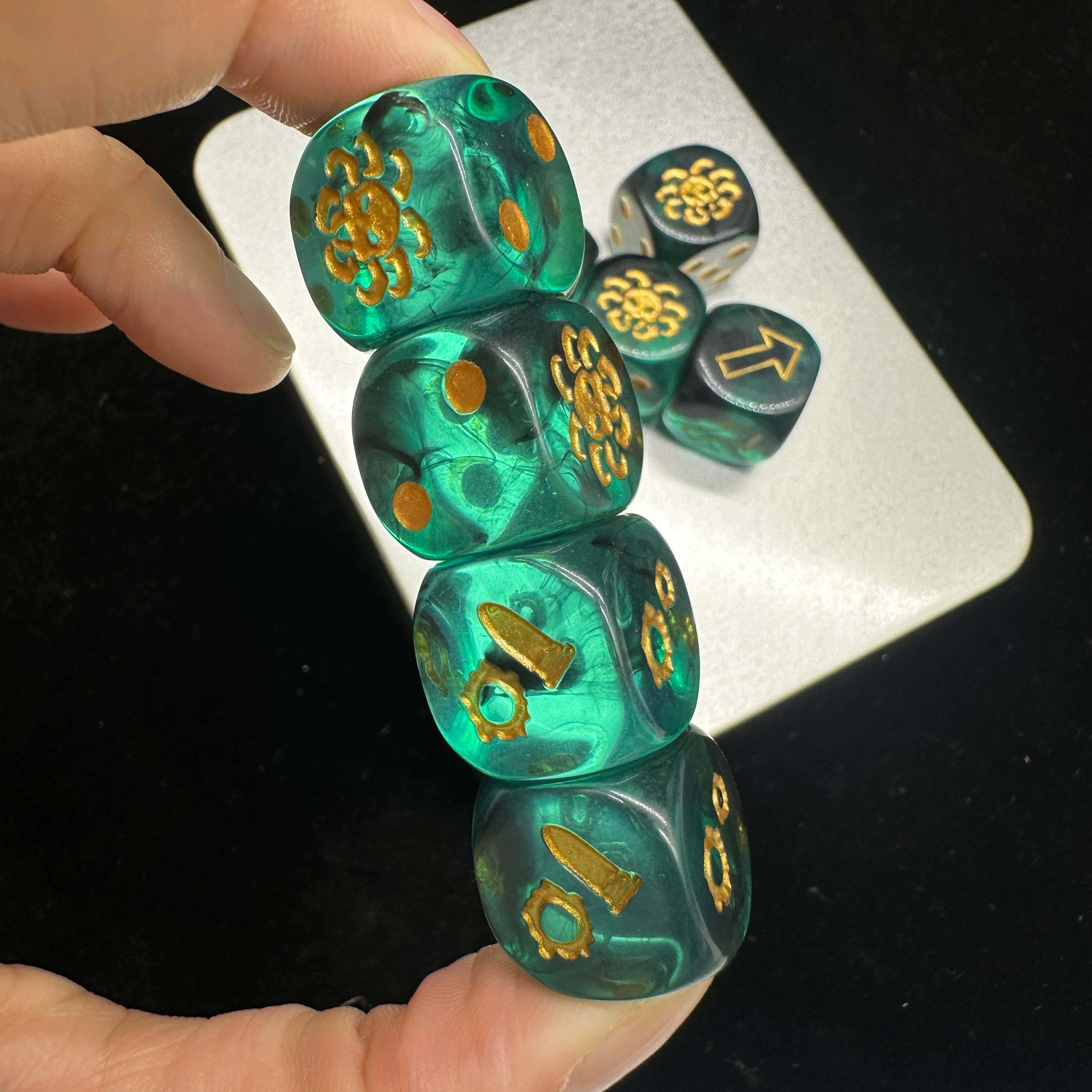 Dice Warhammer AOS HH Warhammer Dice Deathguard Nurgle Follower Dice
