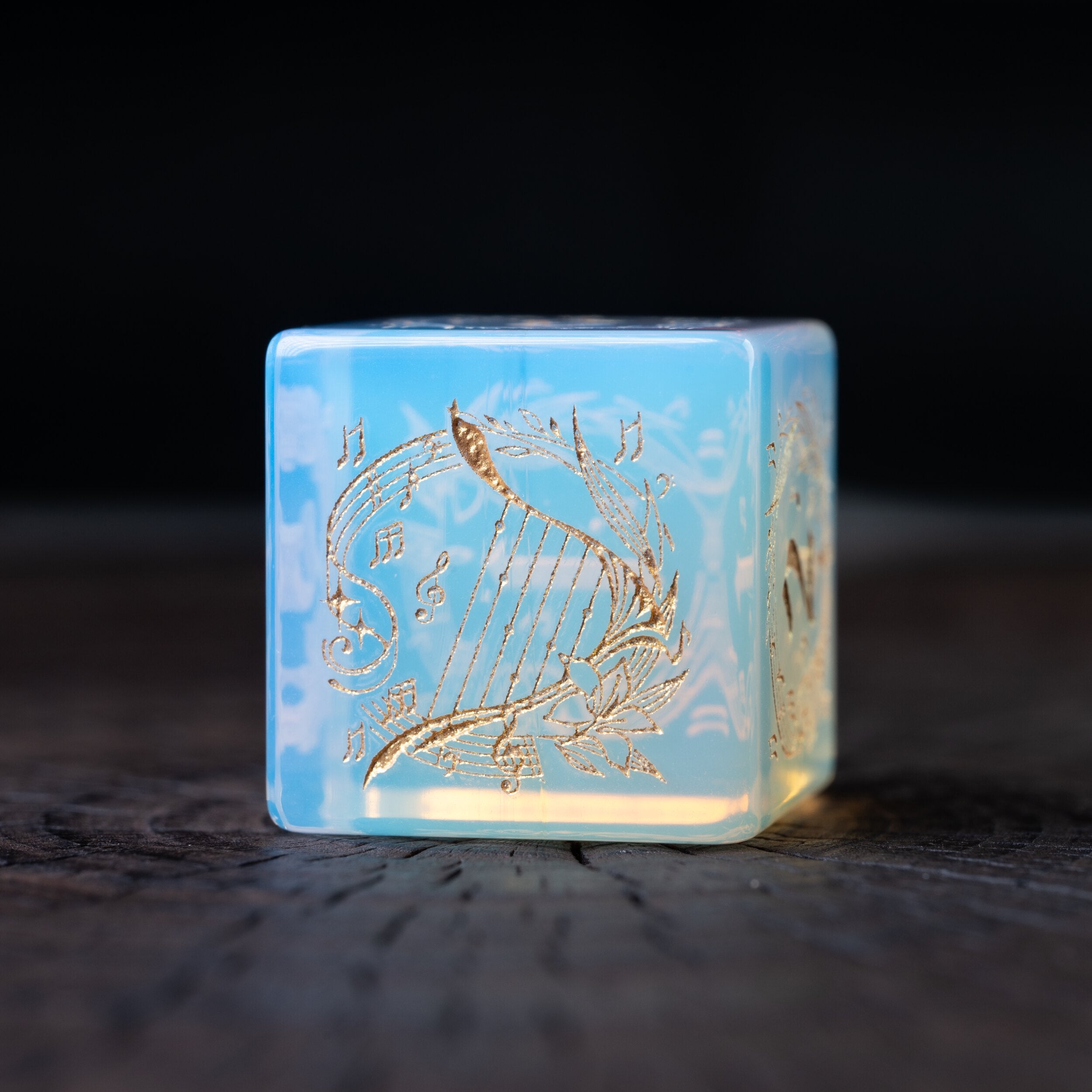 Harp Burst Opal DND Dice Set
