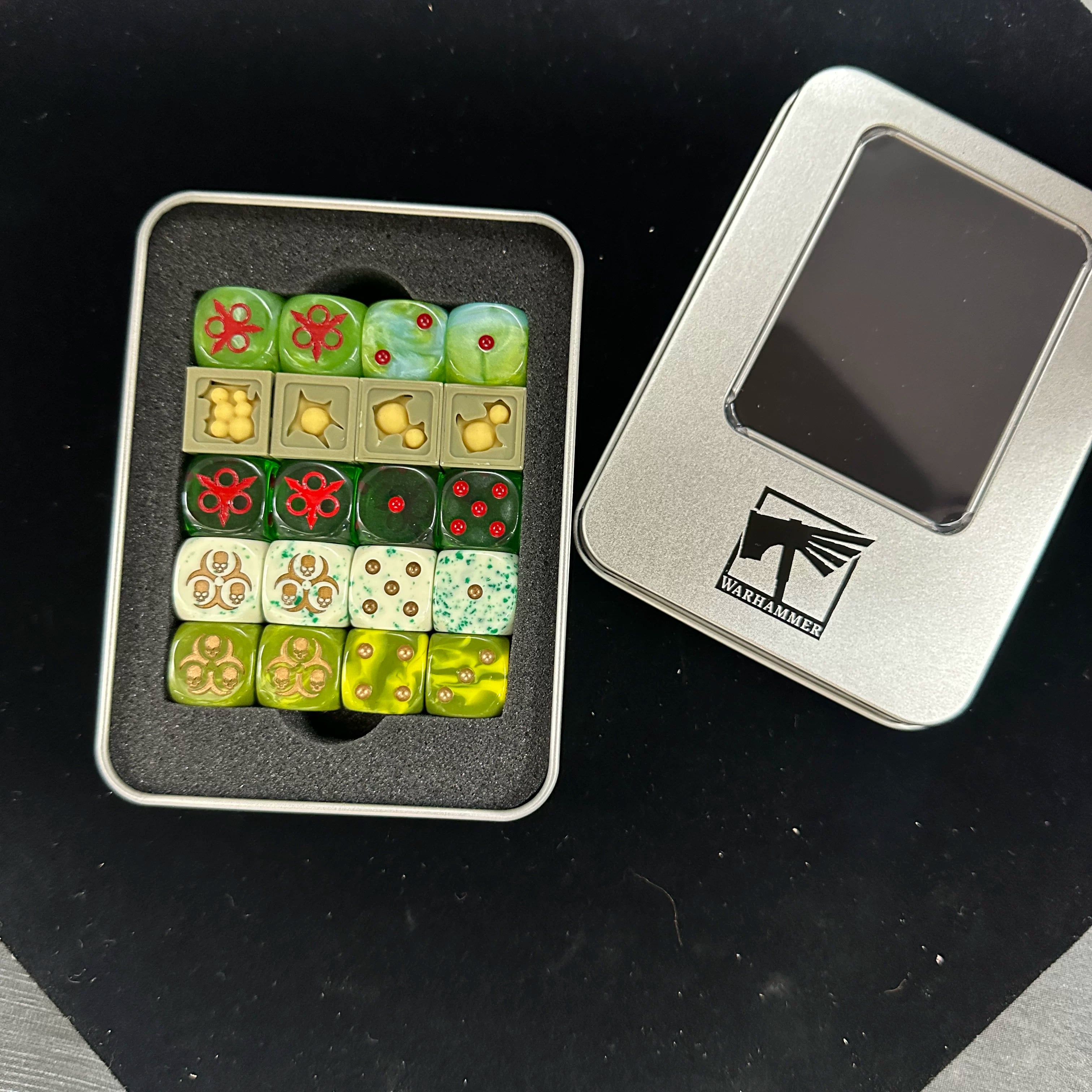 Warhammer 40K Dice Death Guard Dice Limited Dice DEATH GUARD: dice Little Pus Dice