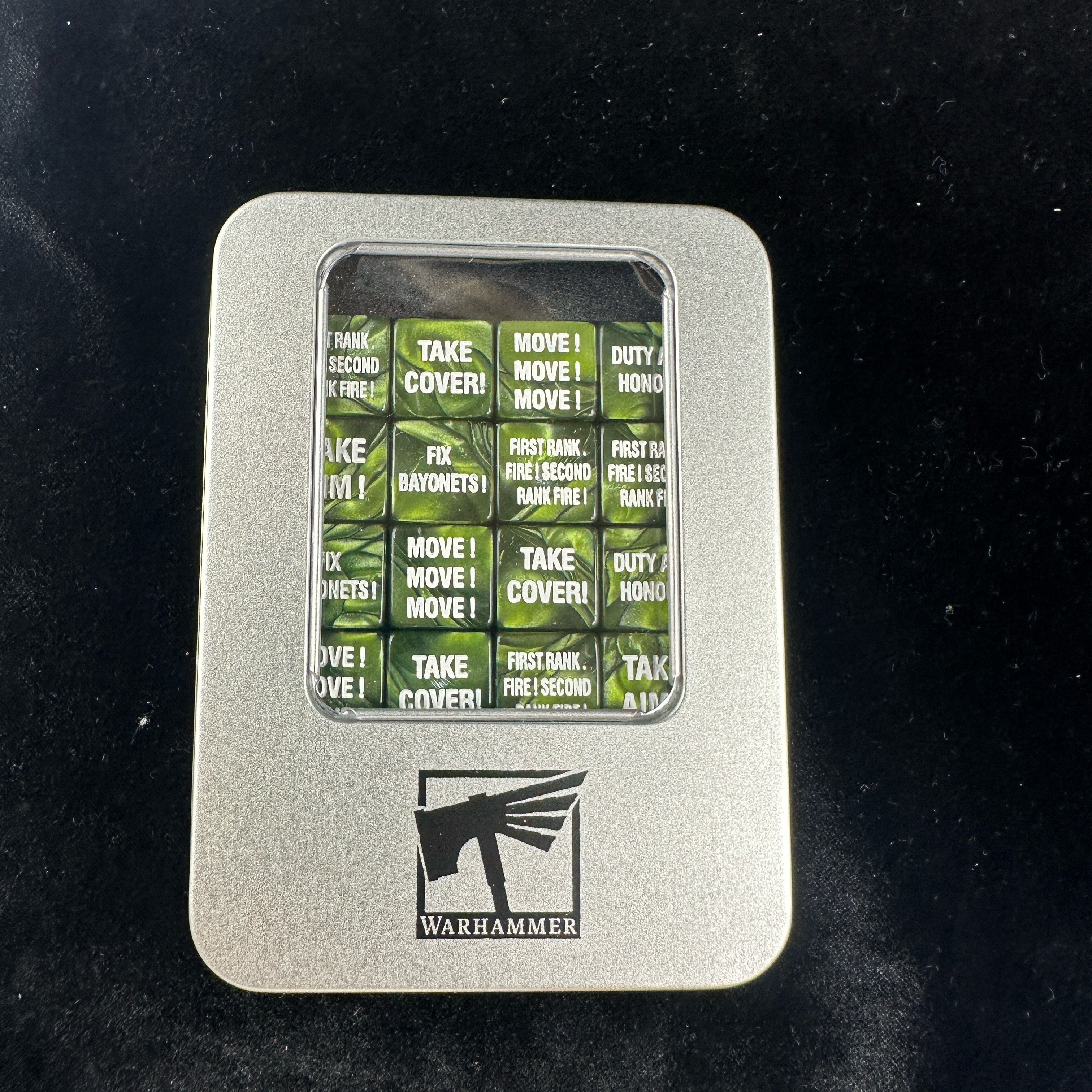 Warhammer 40K Astra Militarum Command D6 Dice