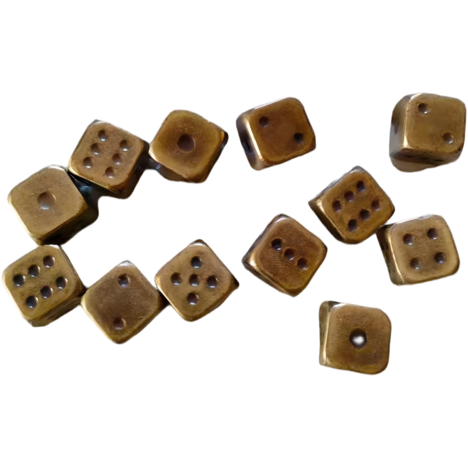 "Heavenly Rescue" Dice Game | Premium Wooden Dice & Gold Coin Strategy Set with Velvet Bag
