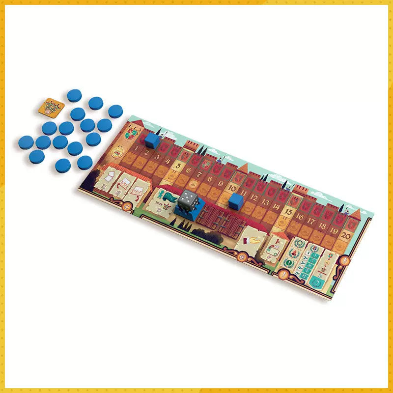 Bailong toy board game Coimbra dice box expansion card strategy casual entertainment board game English version