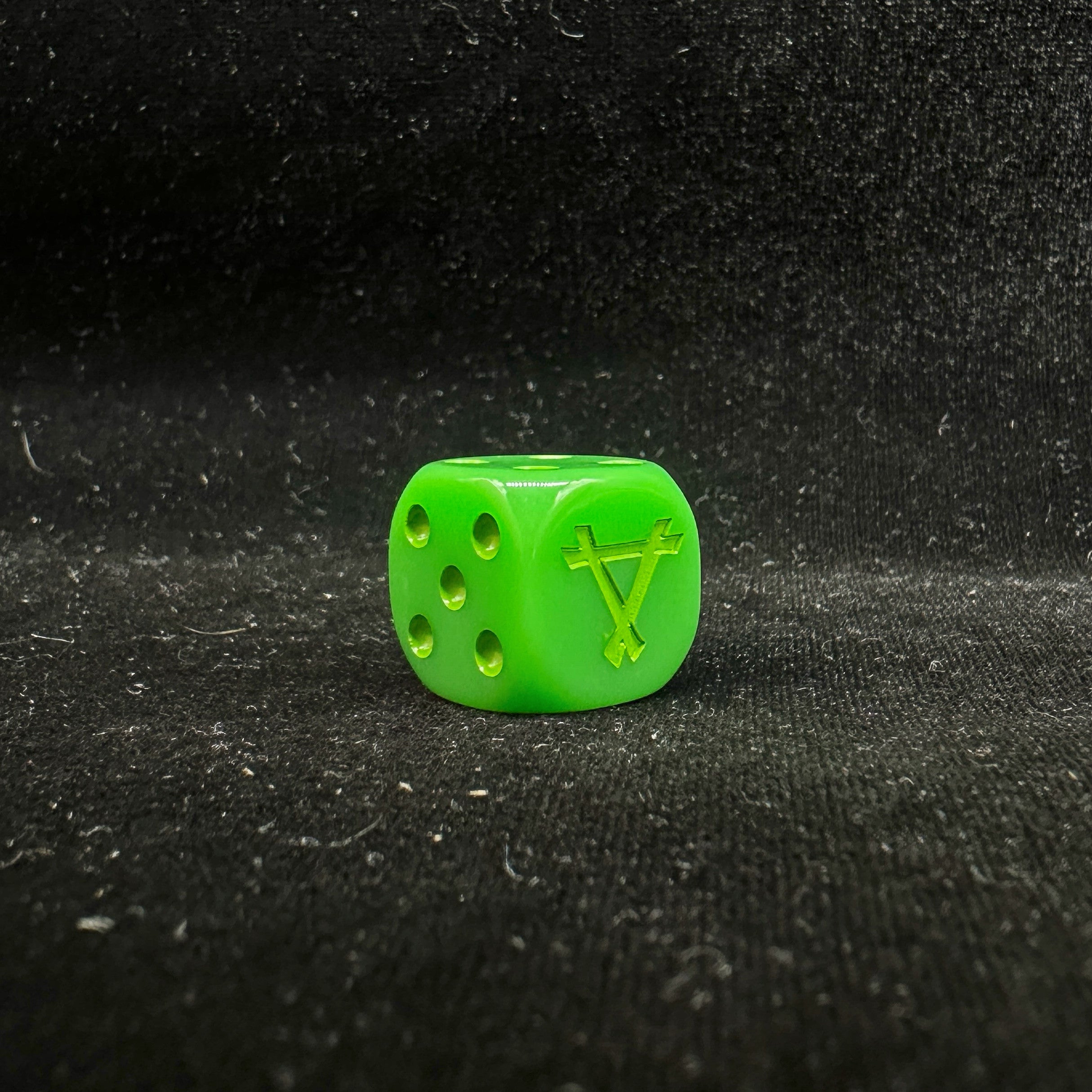 Warhammer AOS Skaven Green Acrylic D6 Dice