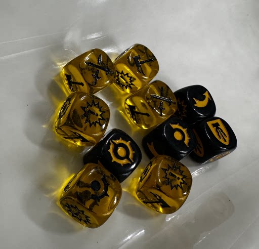 Warhammer Dice Underworld Dice Order Faction Underworld Dice World's strongest character series