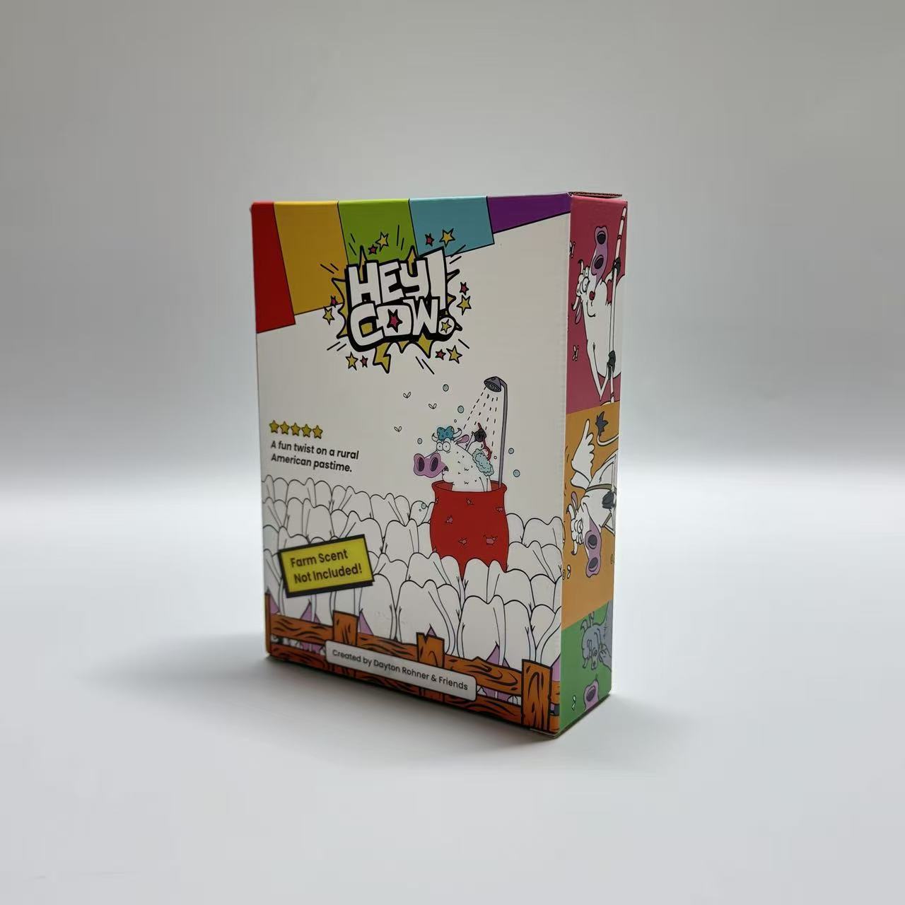 Cross-border Hey Cow farm themed strategy card games for parent-child family interactions and card board games for children and adults