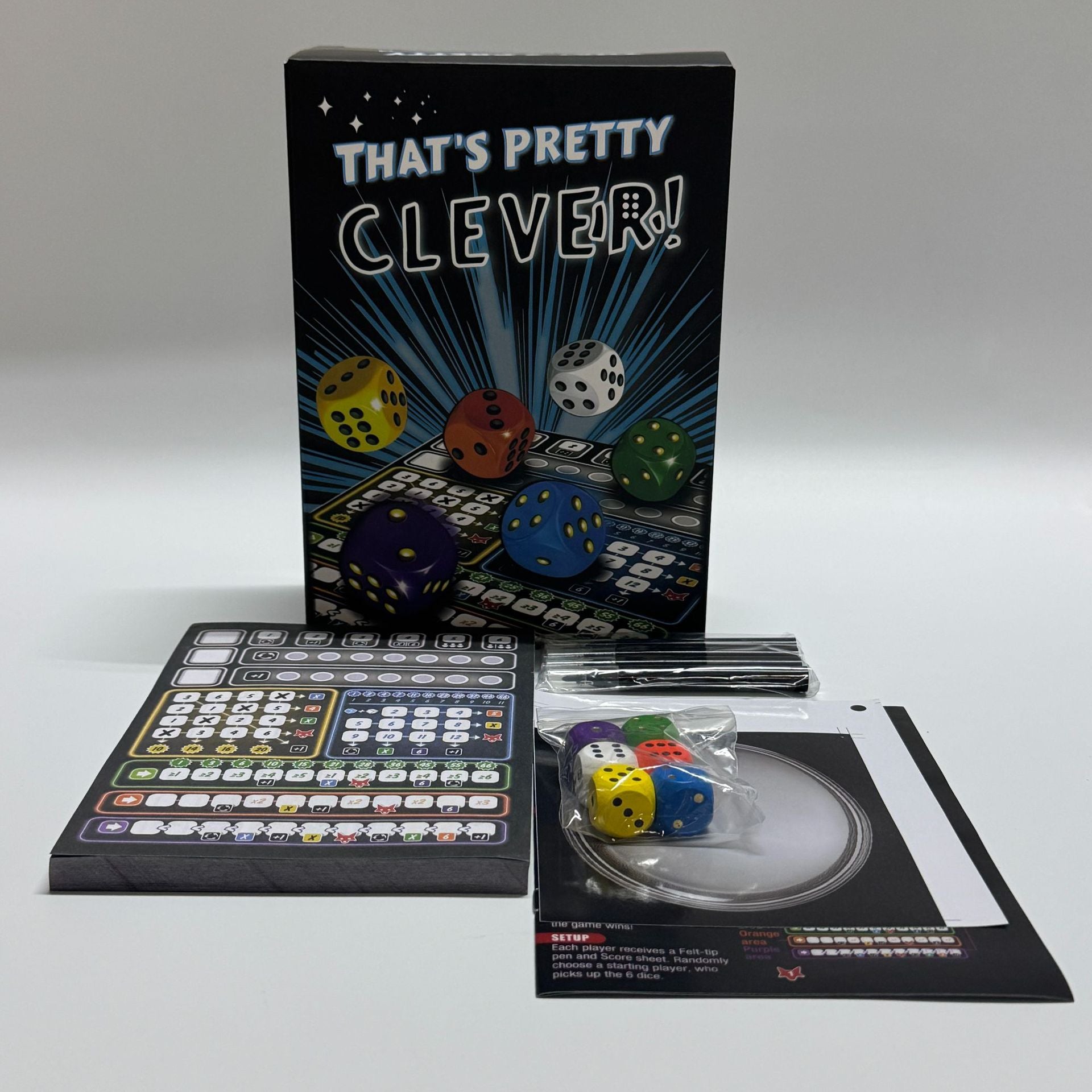 Cross-border new product: That's Pretty Clever, a dice rolling board game designed for smart thinkers