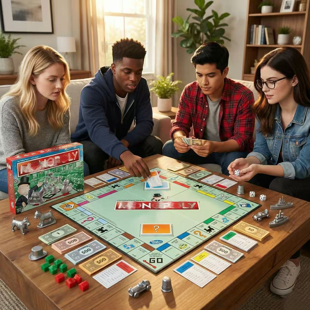 Real Estate Tycoon Game | Multiplayer Monopoly Board Card Game for Family Strategy & Party Night