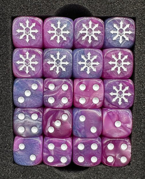 Children of Chaos Dice Set | Warhammer AOS, 40K & Old World Evil God Dice