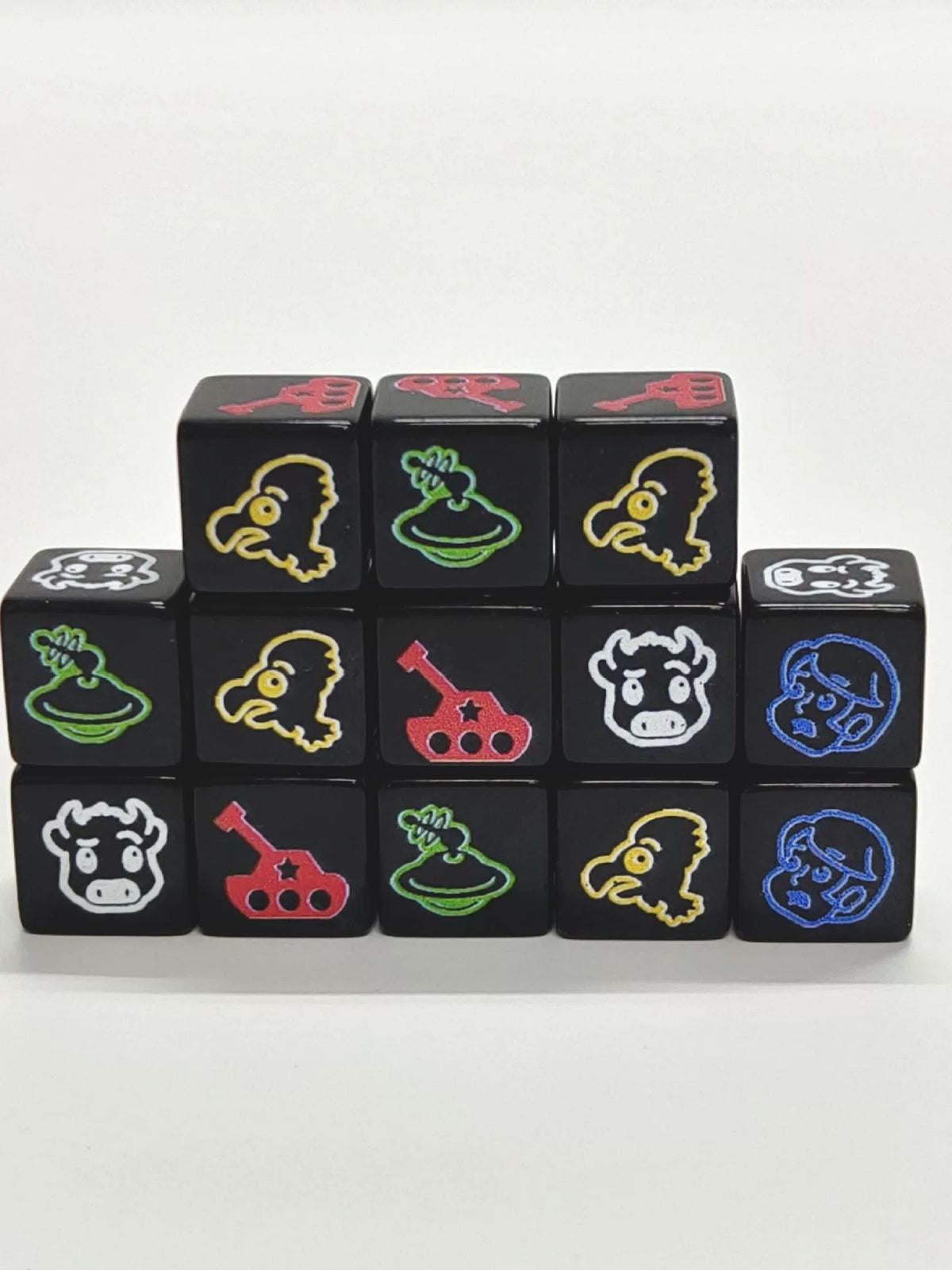Martian Dice Mars Dice, a crazy alien invasion game, a pressing dice game