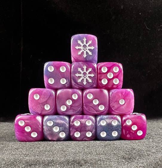 Children of Chaos Dice Set | Warhammer AOS, 40K & Old World Evil God Dice