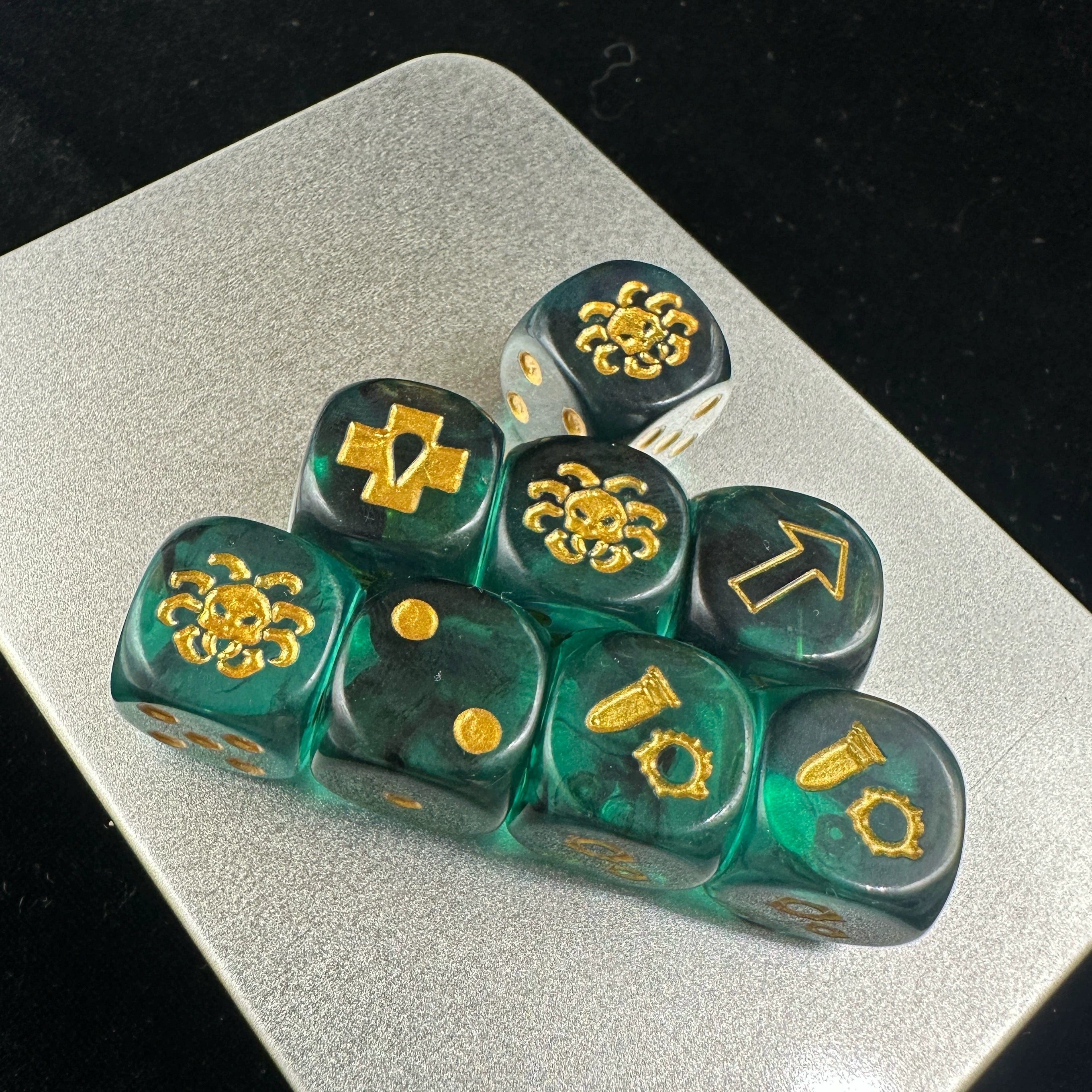 Dice Warhammer AOS HH Warhammer Dice Deathguard Nurgle Follower Dice
