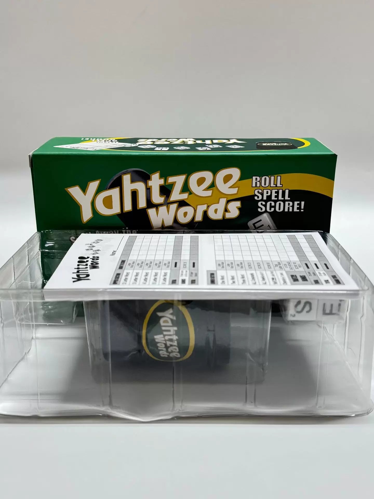 The new Winning Moves Yahtzee text game is suitable for gatherings with 2 or more players