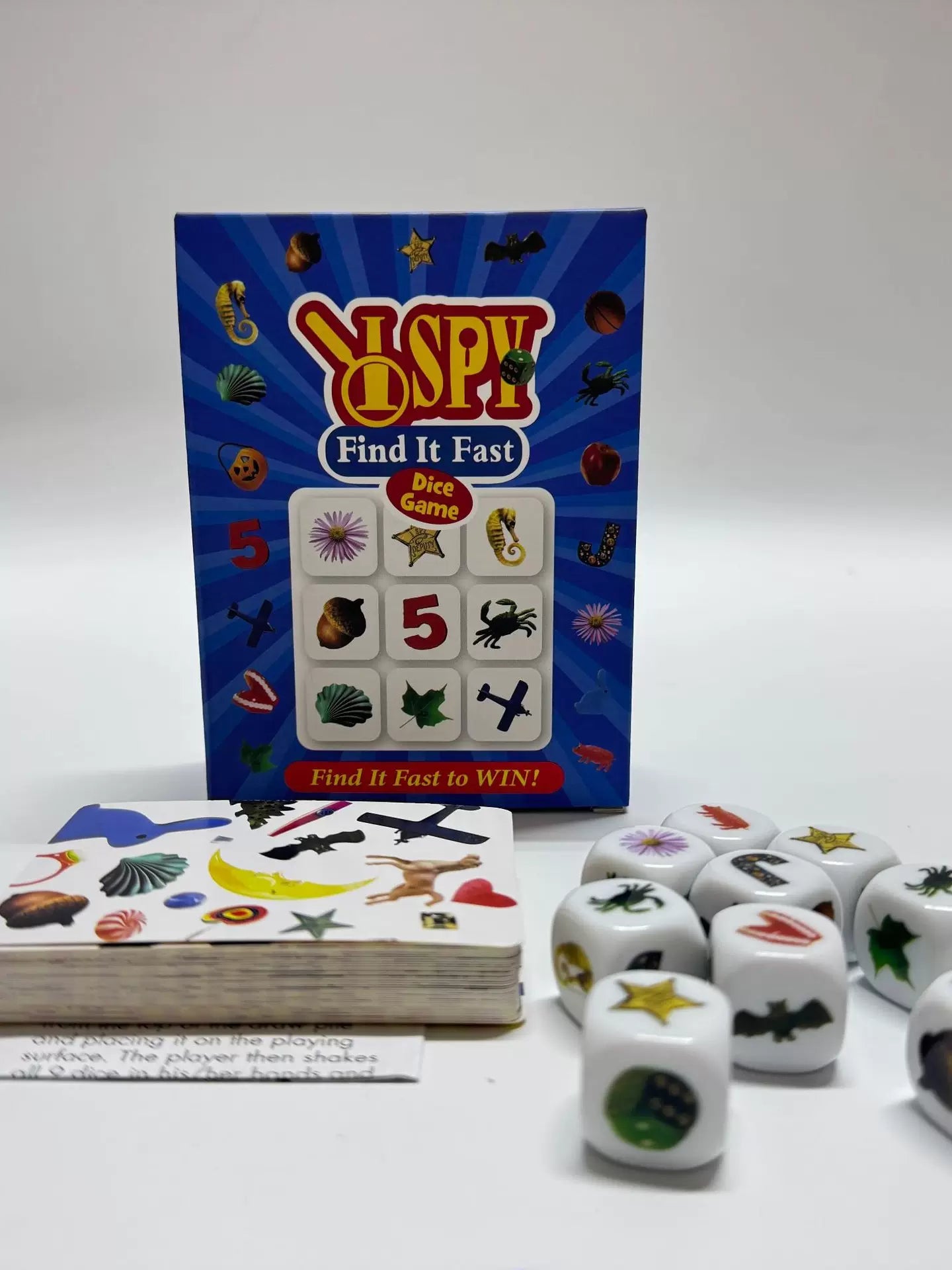 SPY Find It Fast Game is an immersive spy adventure fast-paced dice board game for children