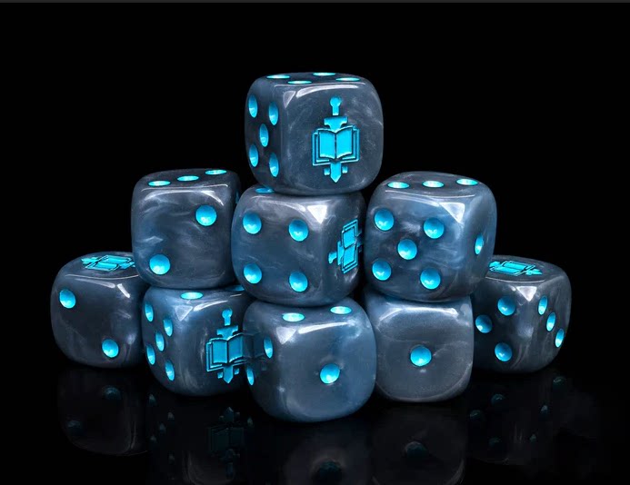 Grey Knights Dice Set | Warhammer 40K, AOS & Old World Tabletop Dice