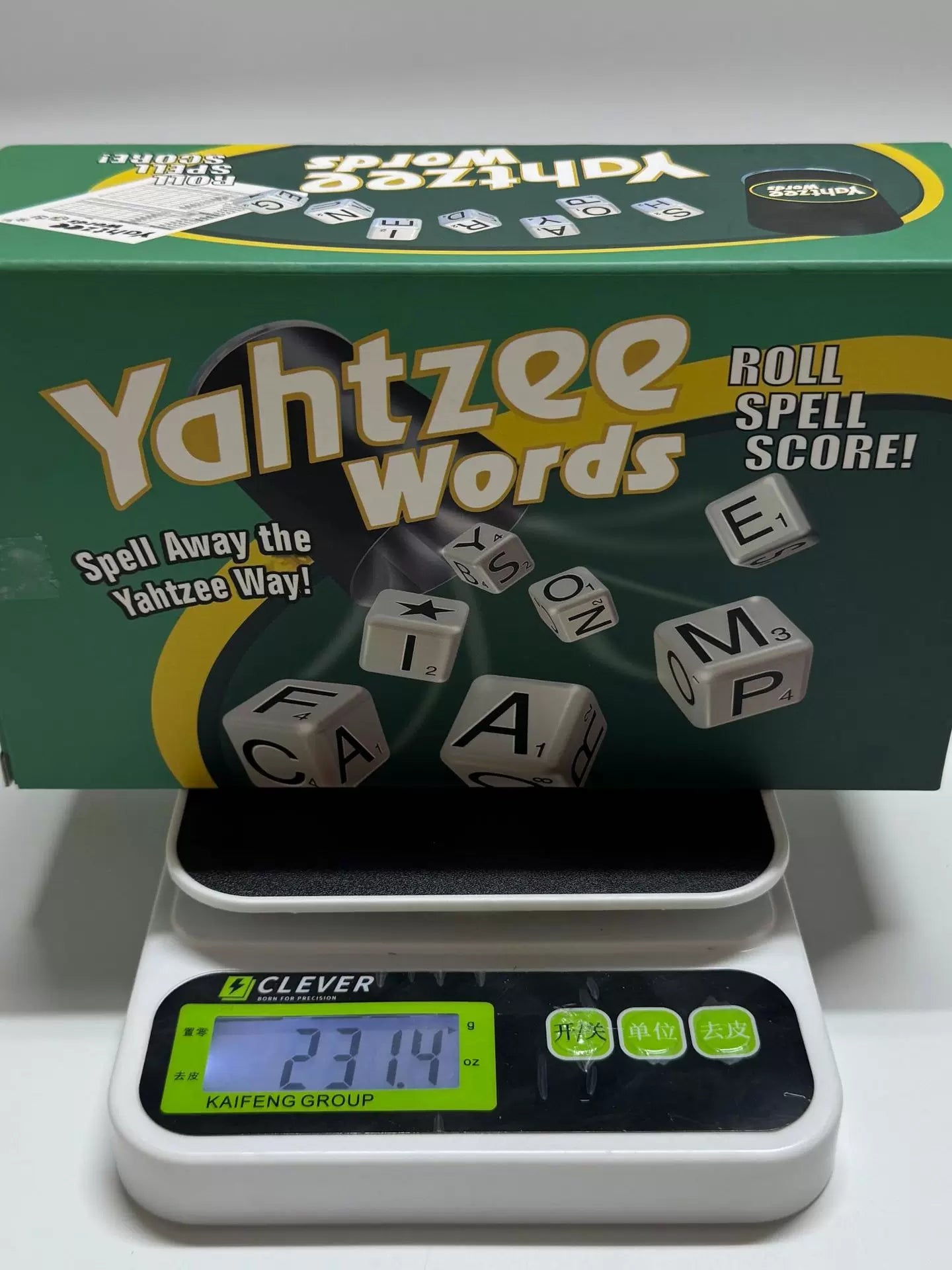 The new Winning Moves Yahtzee text game is suitable for gatherings with 2 or more players