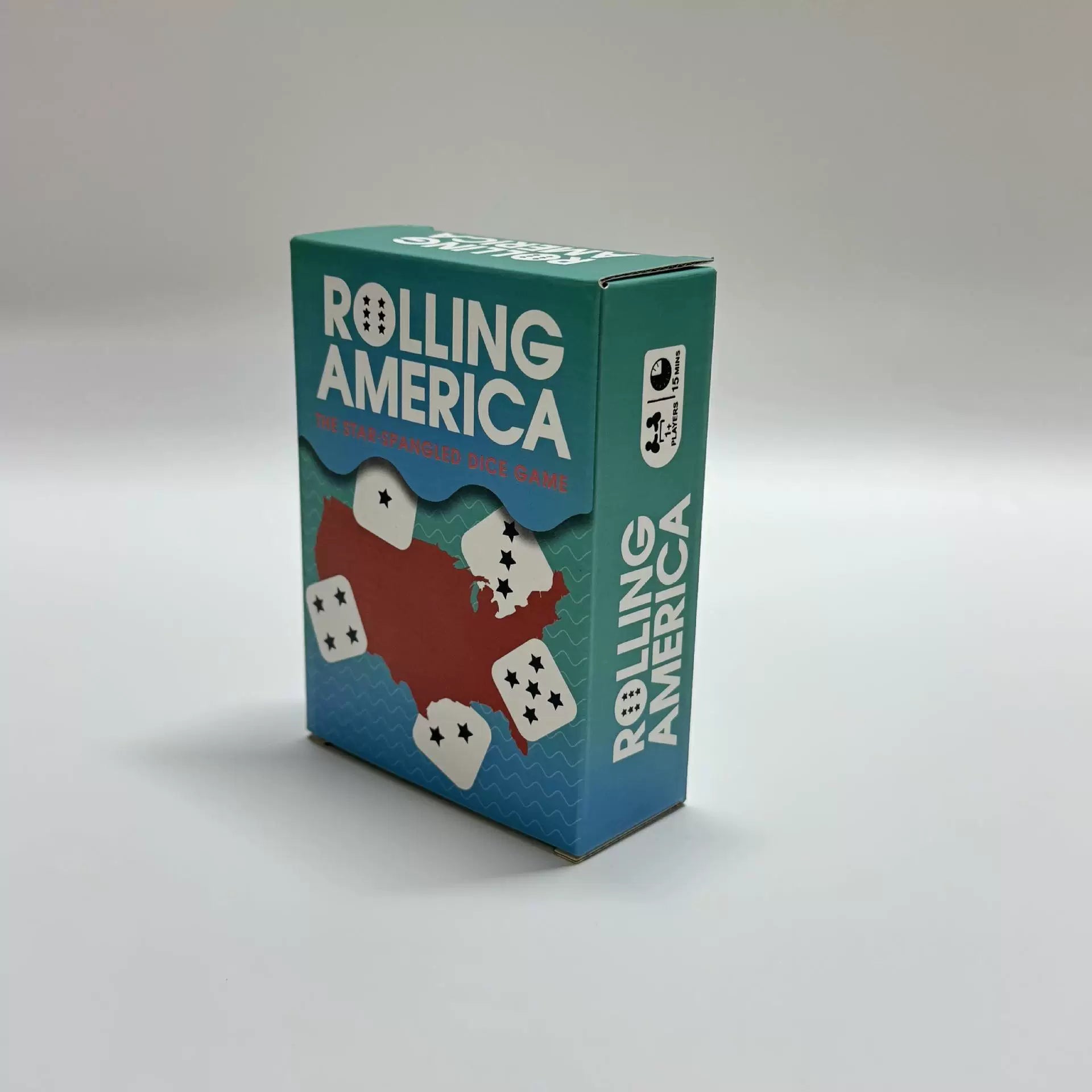 Cross-border Gamewright Rolling America Stars and Stripes Dice Board Game Parent-Child Puzzle Game Toy