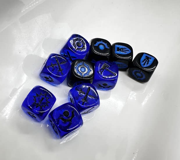 Warhammer Underworld Dice, Sheetsheet Dice, Thorn Queen's Thorn Army Dice, comes with a Tin Box Warhammer Dice