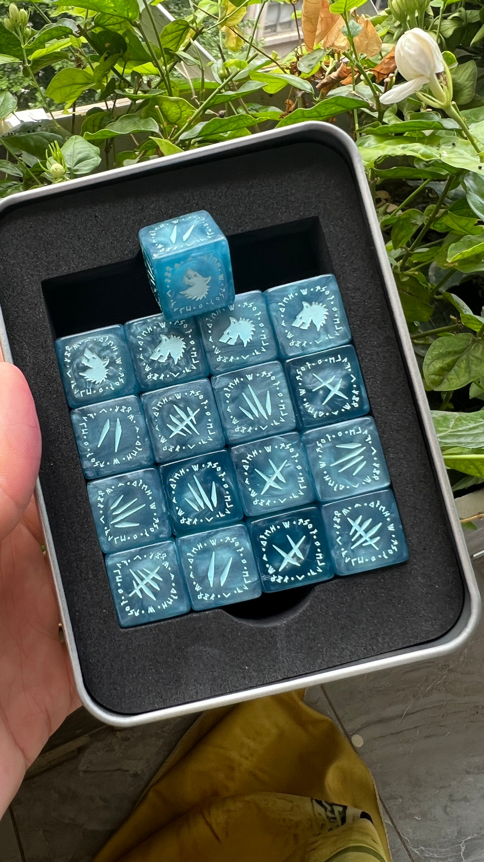 Space Wolf Sky Blue D6 Dice
