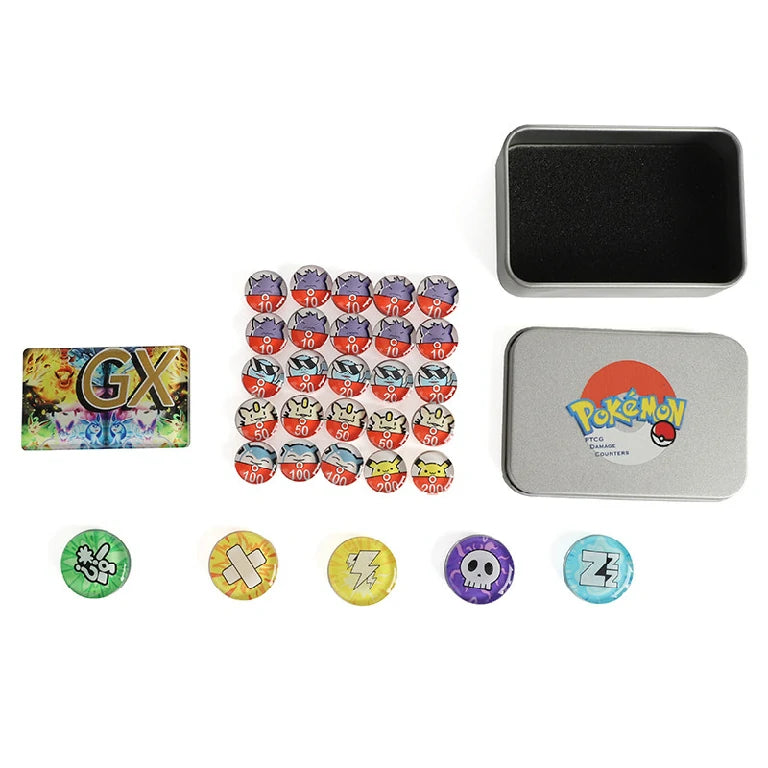 PTCG Damage Counter & Status Marker for GX Gengar Pokémon