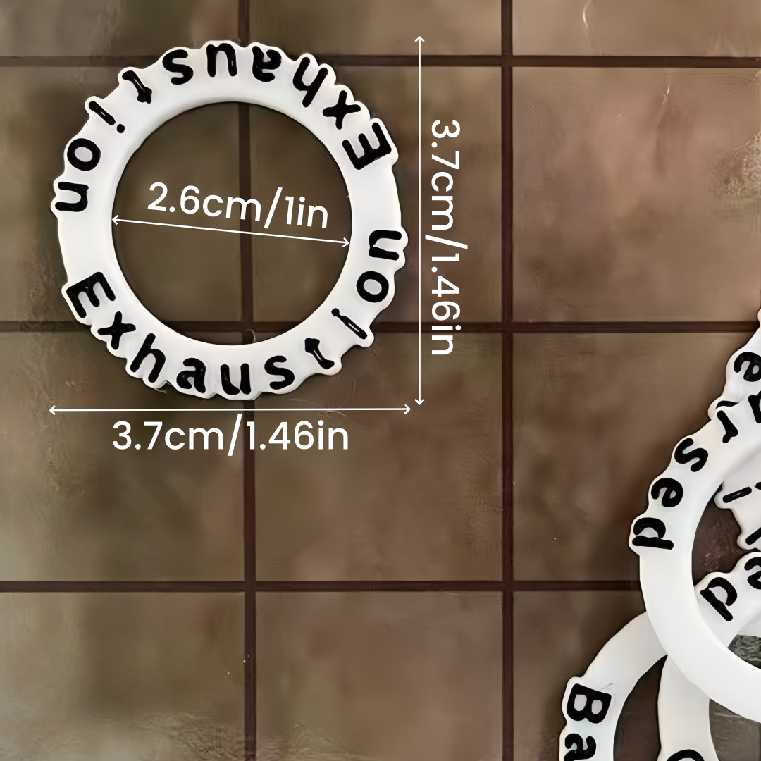 24-Pack D&D Condition Rings & Status Markers – Acrylic Spell Effect Tokens