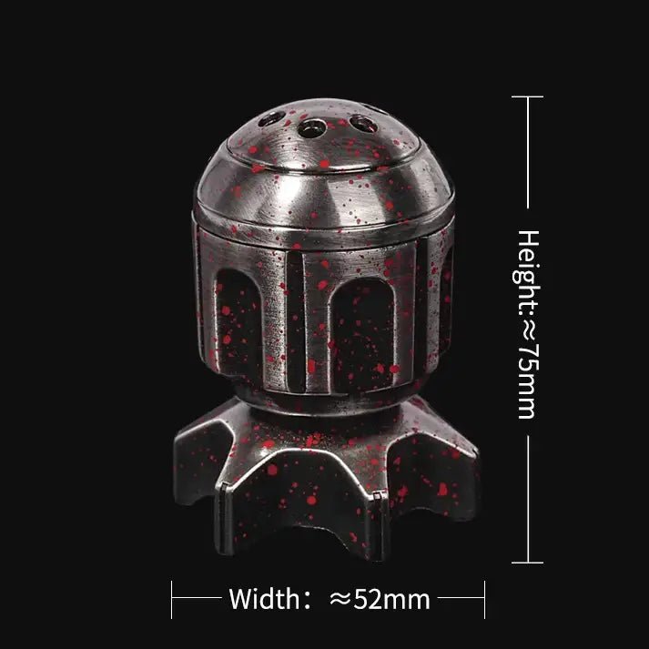 Cool Rocket Launcher Dice Box + Unique Metal Polyhedron DND Bullet Dice Set - Bear Dice