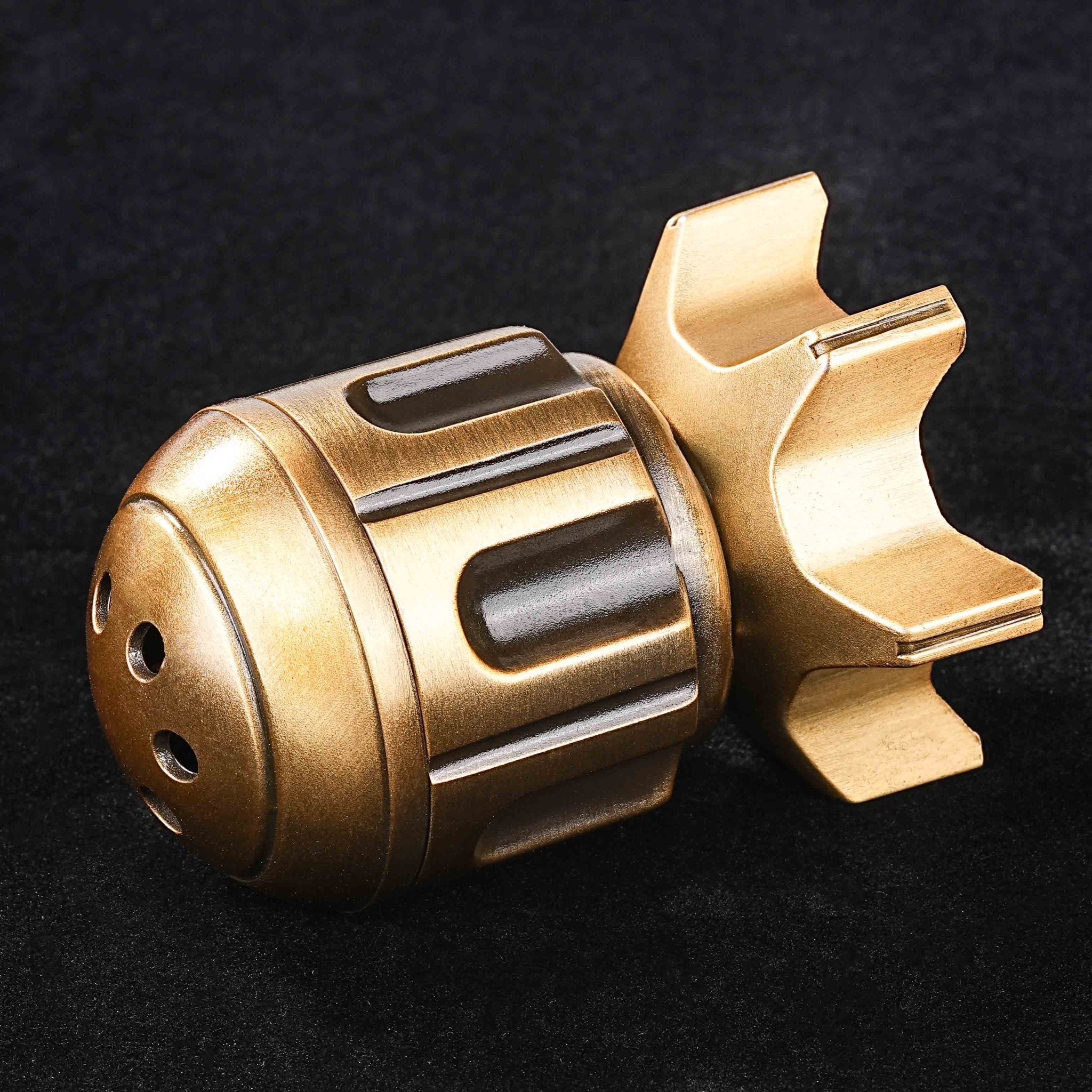 Cool Rocket Launcher Dice Box + Unique Metal Polyhedron DND Bullet Dice Set - Bear Dice