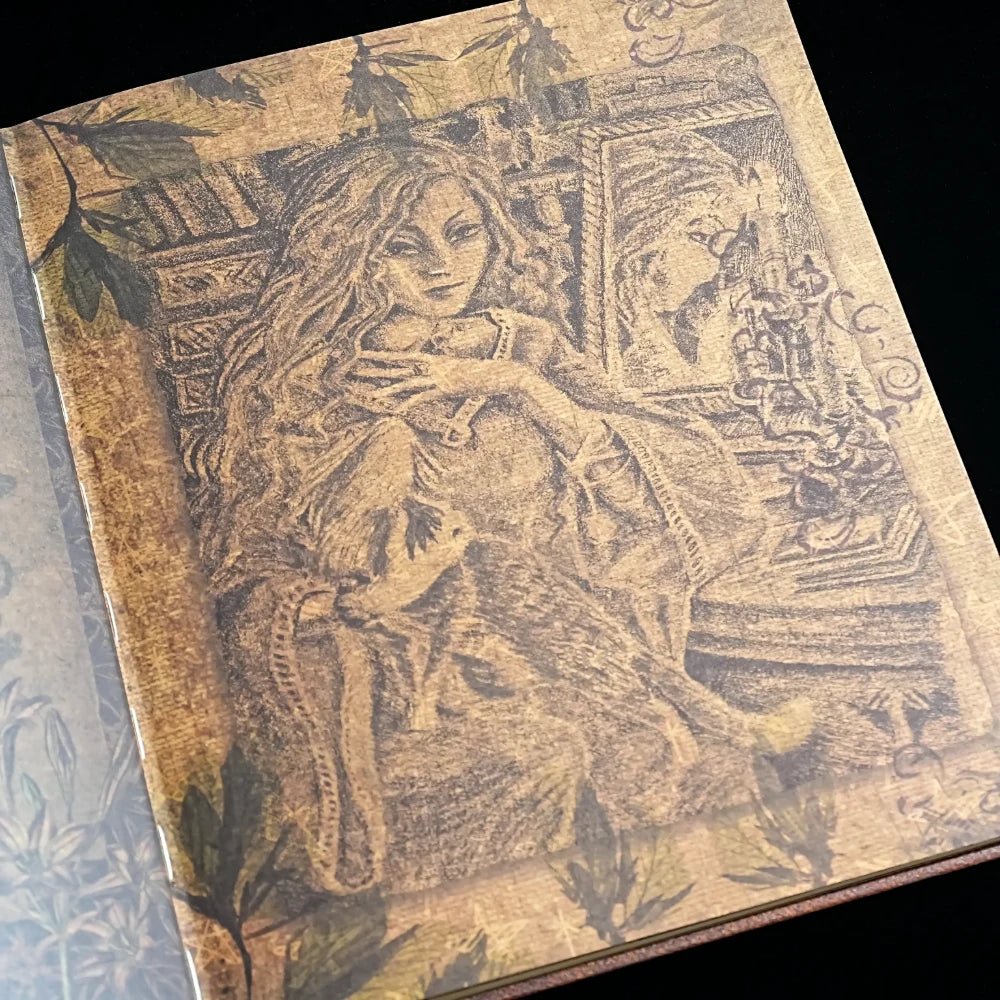 Cthulhu twelve constellations retro sun god magic book - Bear Dice