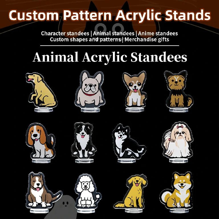 Custom Acrylic Standees – Personalized transparent acrylic standees, including celebrity figurines, board game characters, cartoon and anime figures, and pet desktop ornaments. - Bear Dice