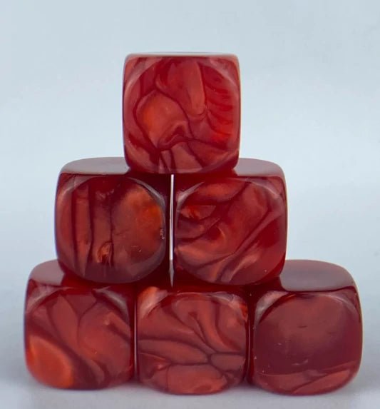 Custom Dice - Acrylic D6 dice, can be engraved with logos, text, patterns, symbols, etc. - Bear Dice