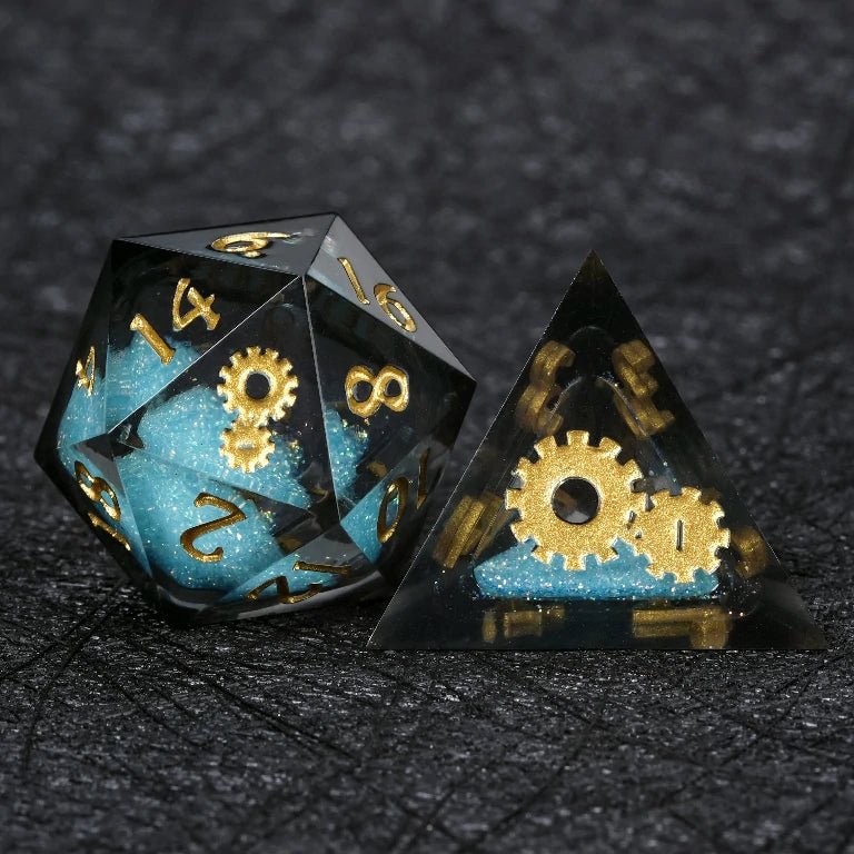 Custom Dice - Liquid Core Wedding Dice Unique Wedding Anniversary Dice Gifts with Engravable Names, Dates, Symbols, Patterns - Bear Dice