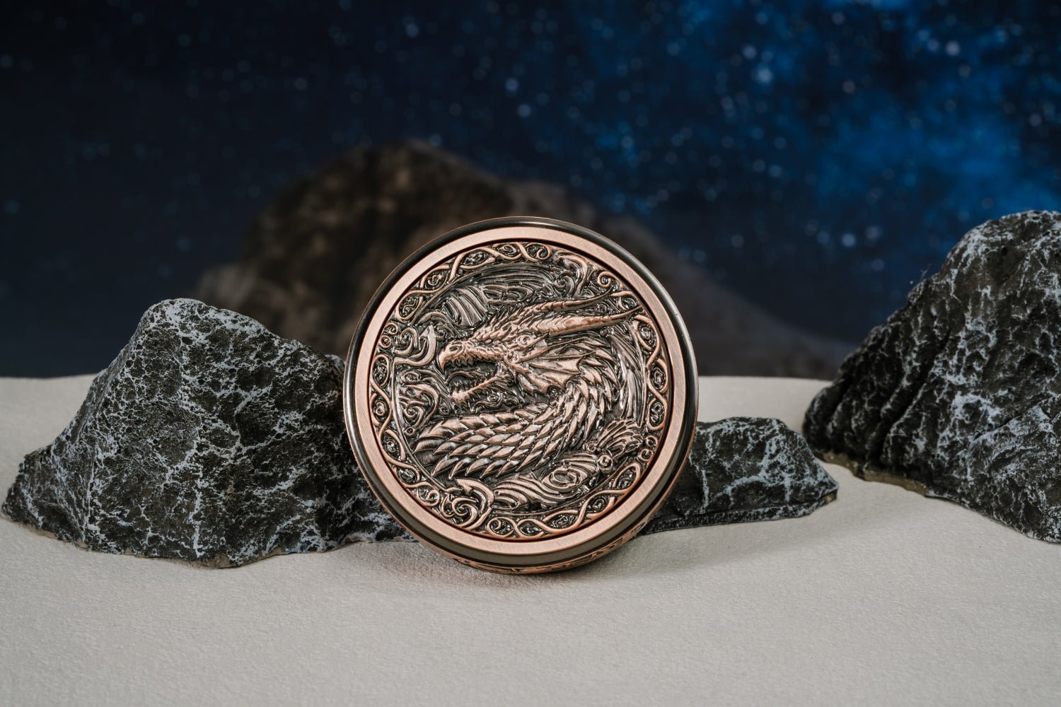 Dice Spinner — Multi - Functional Metal Wheel of Fortune DND Dice Spinner - Bear Dice