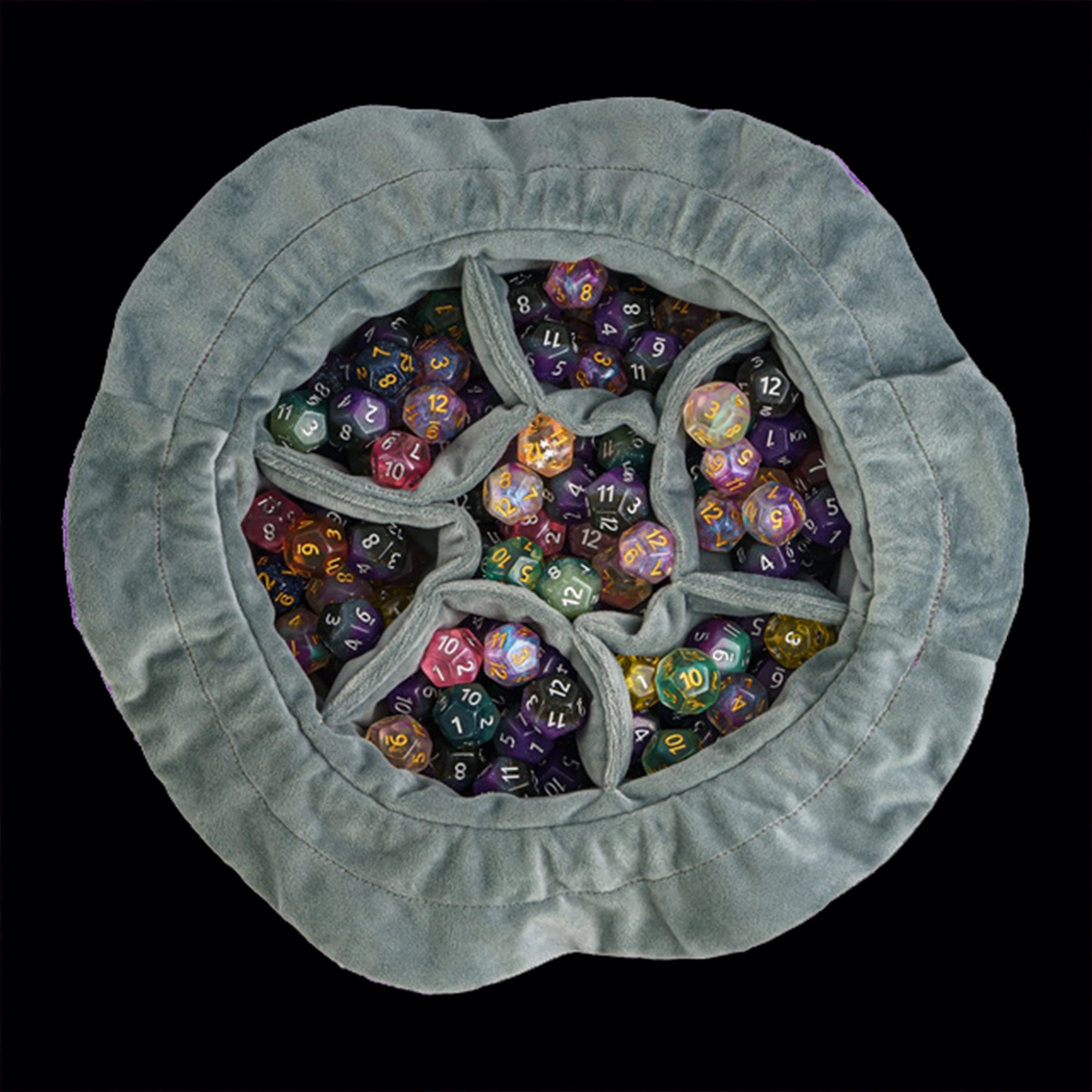 DND & COC Dice Storage Bag | Velvet Dice Bag with Drawstring - Bear Dice