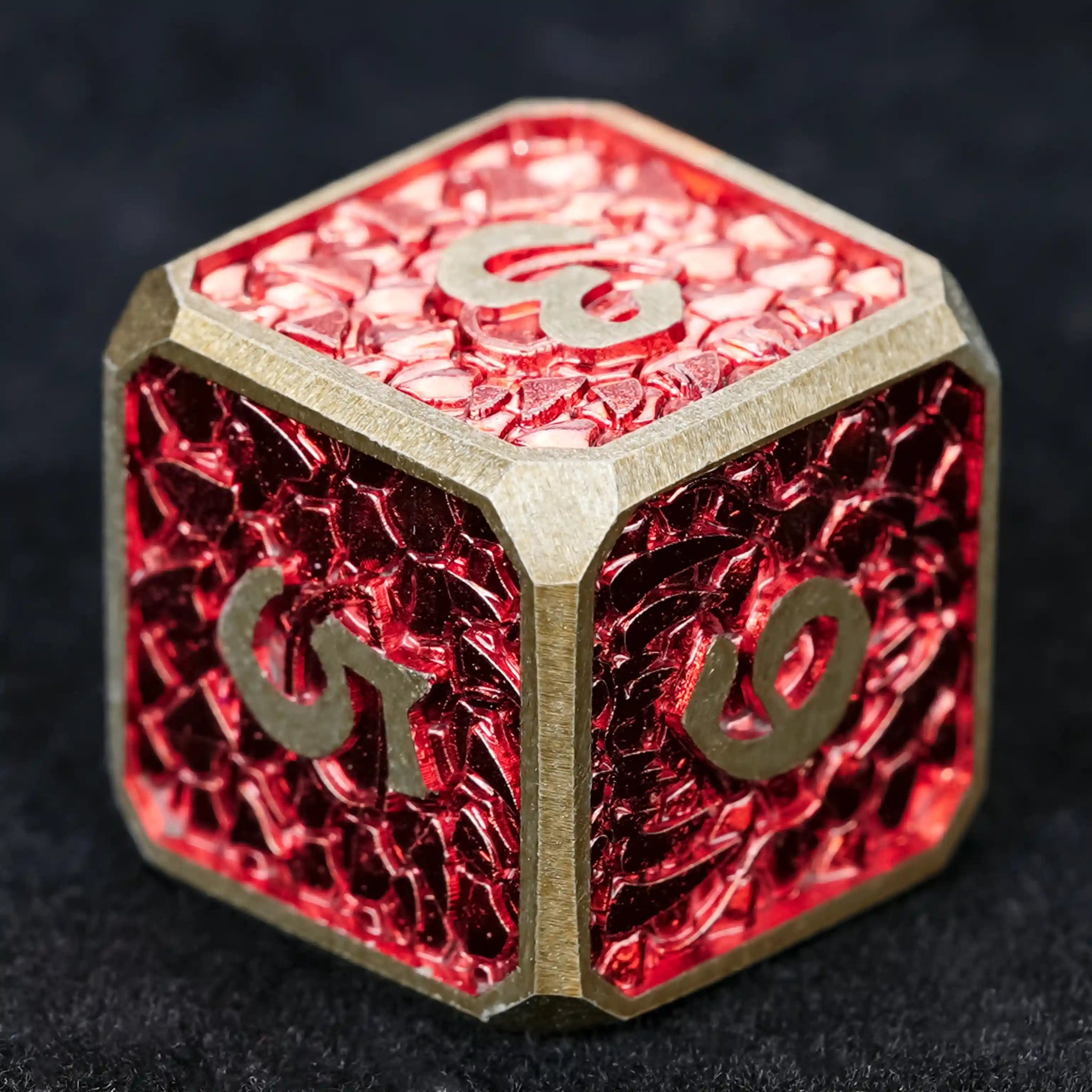 DND Dice – Dragon Scale Series Metal Dice Set - Bear Dice
