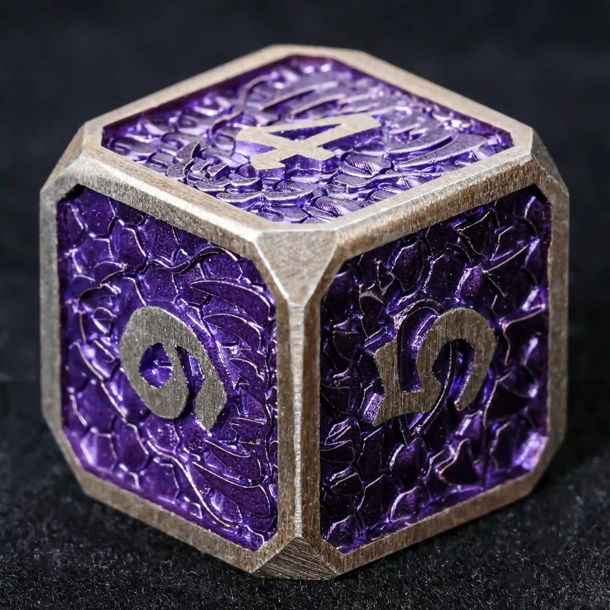 DND Dice – Dragon Scale Series Metal Dice Set - Bear Dice