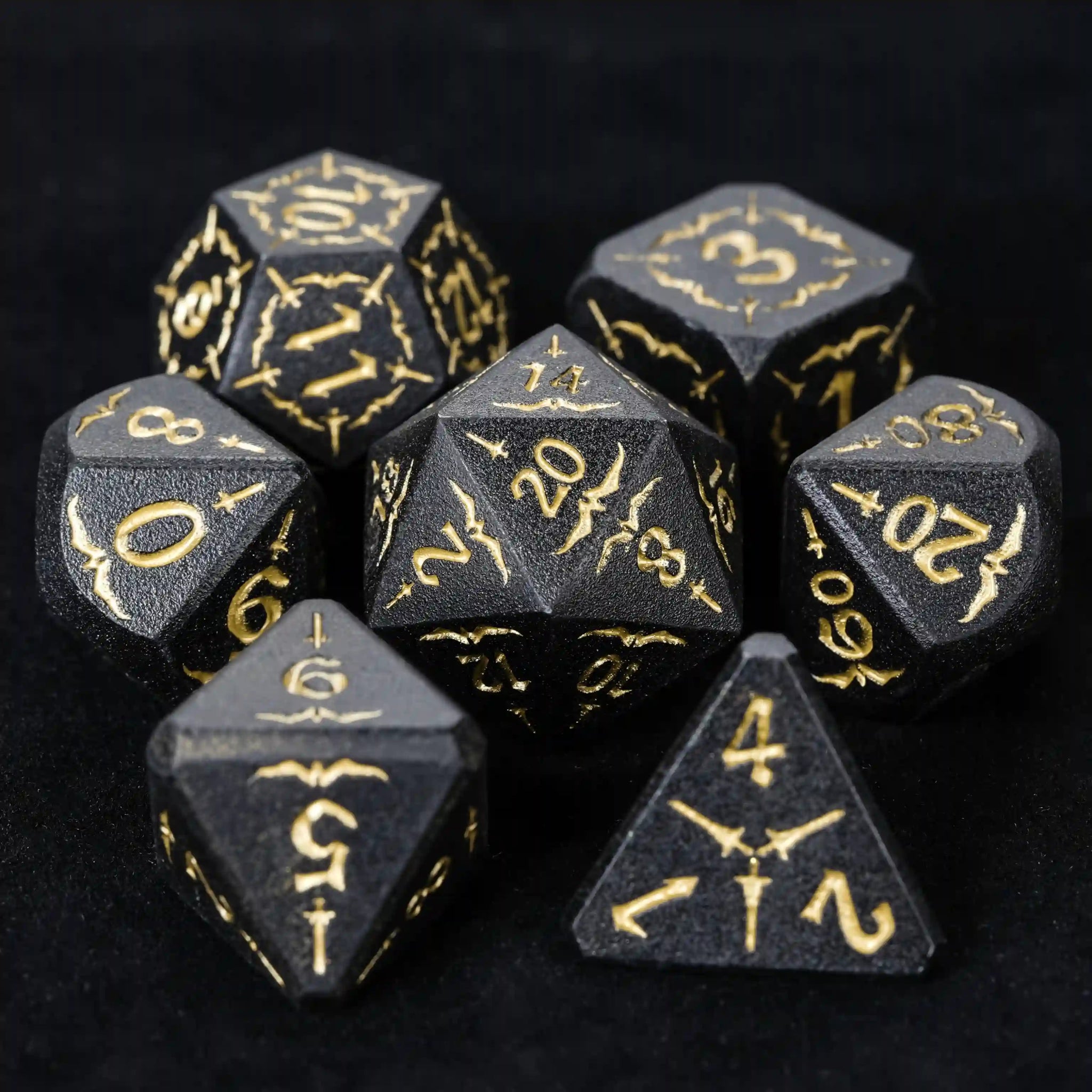 DND Dice - Eagle Series Metal Dice Set - Bear Dice