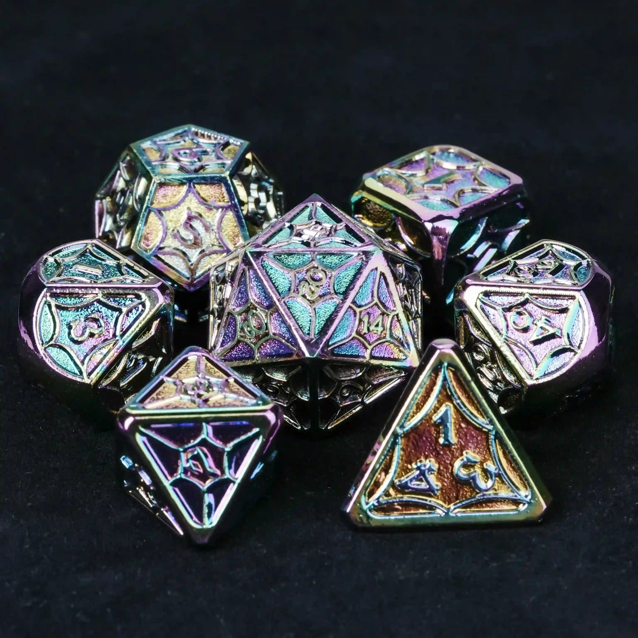 DND Dice - Interstellar Series Metal Dice Set - Bear Dice