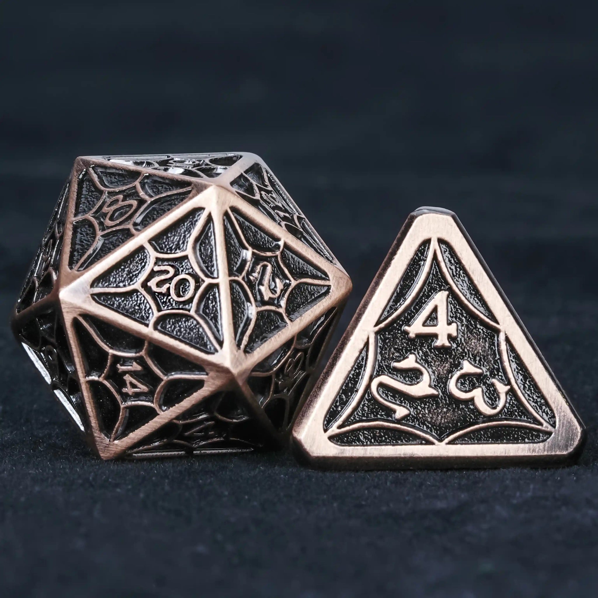 DND Dice - Interstellar Series Metal Dice Set - Bear Dice