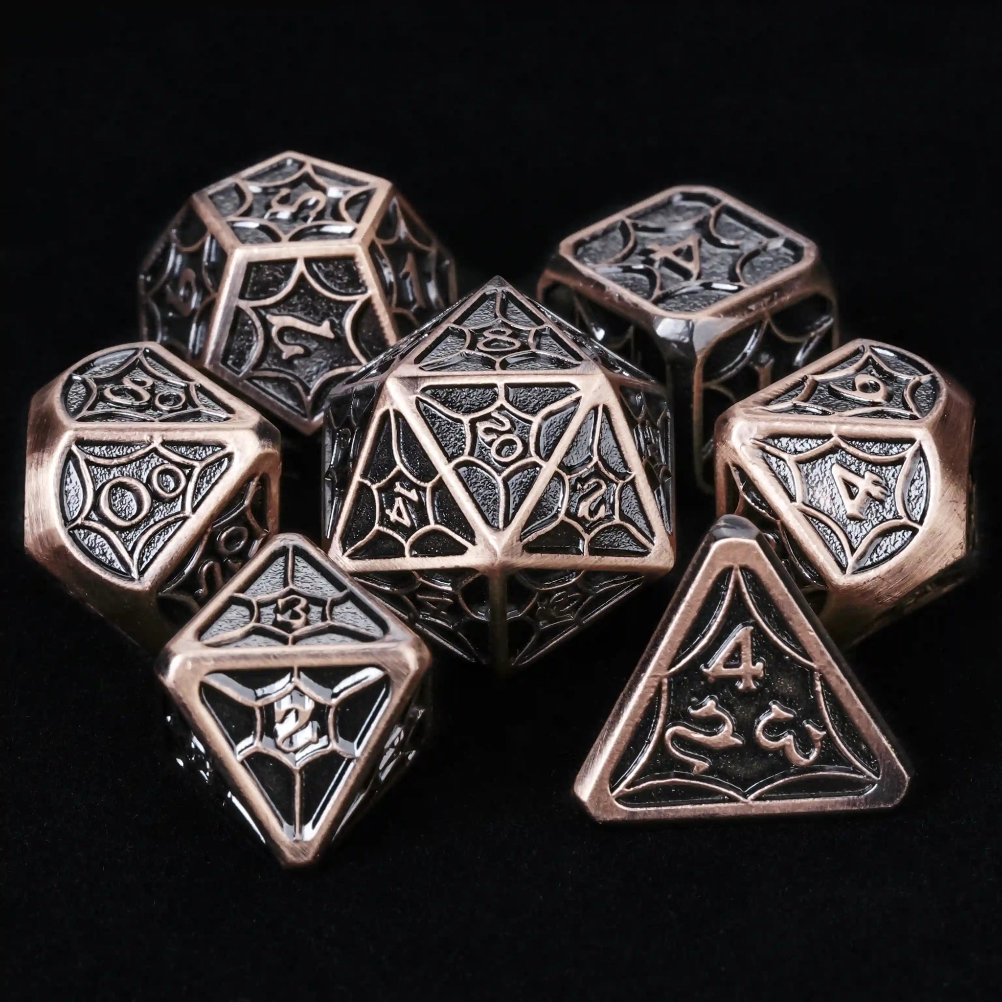 DND Dice - Interstellar Series Metal Dice Set - Bear Dice