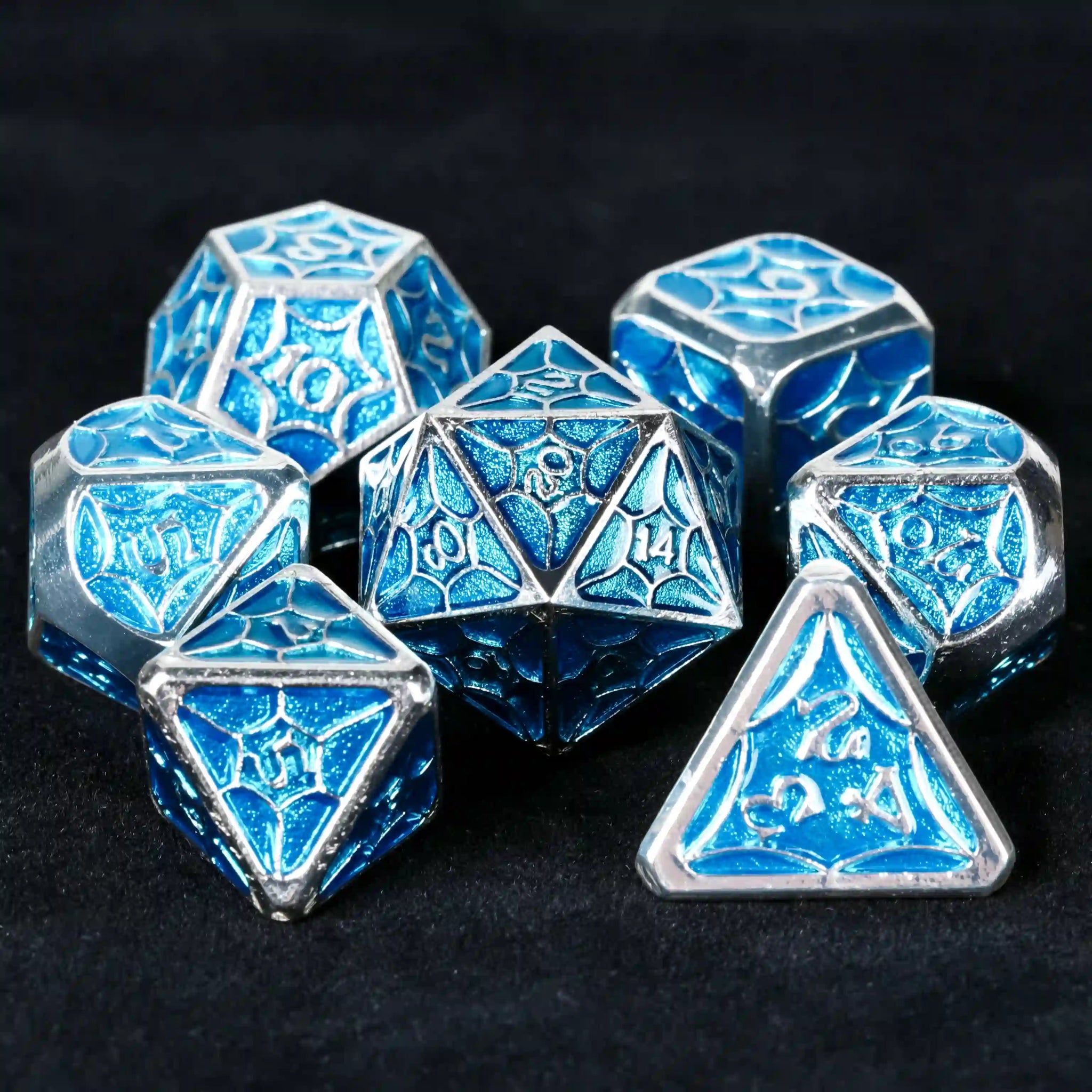 DND Dice - Interstellar Series Metal Dice Set - Bear Dice