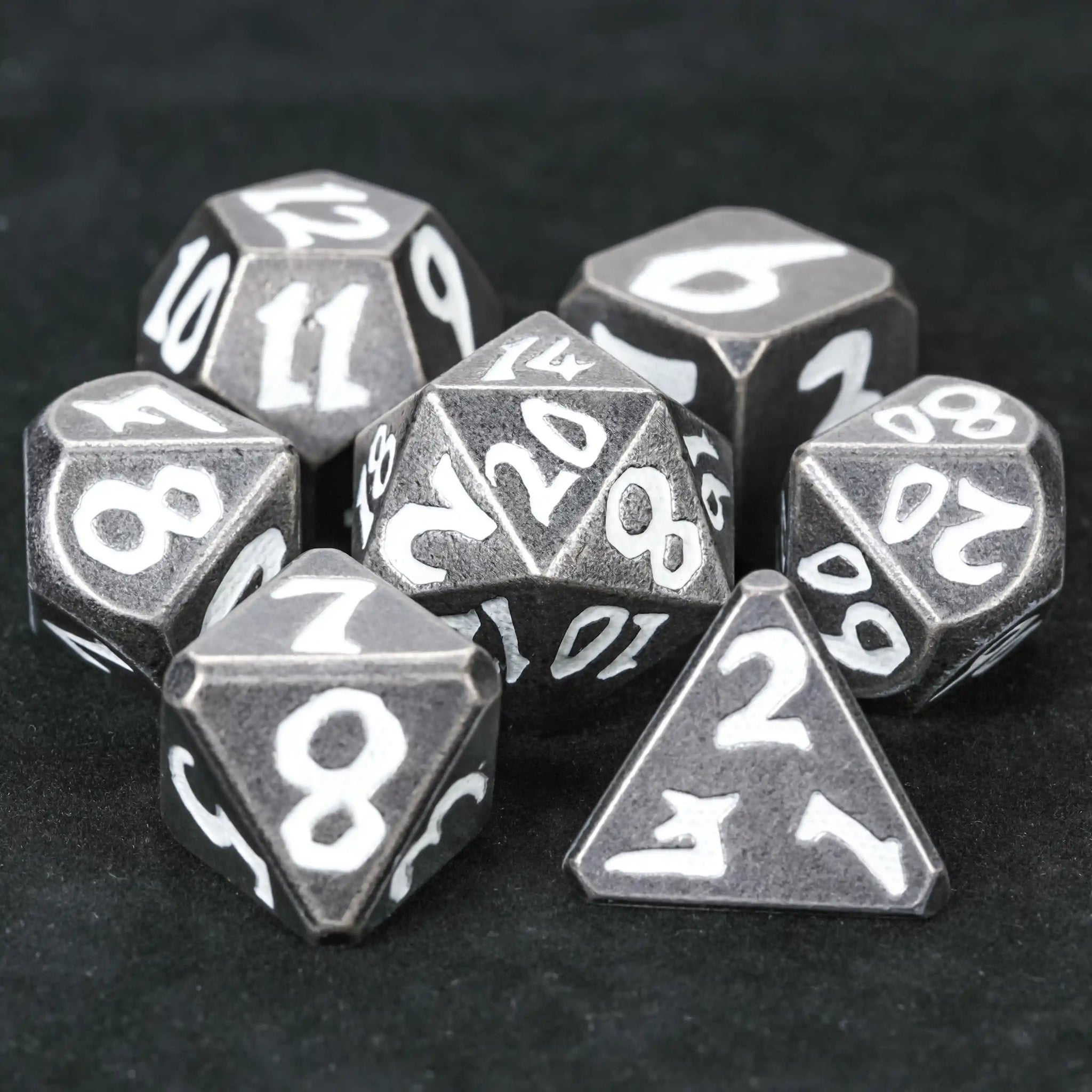 DND Dice – Iron Sentinel Series Metal Dice Set - Bear Dice