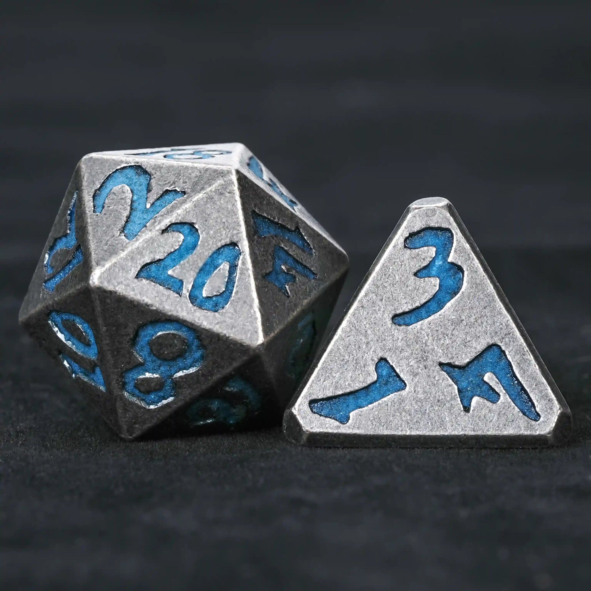 DND Dice – Iron Sentinel Series Metal Dice Set - Bear Dice