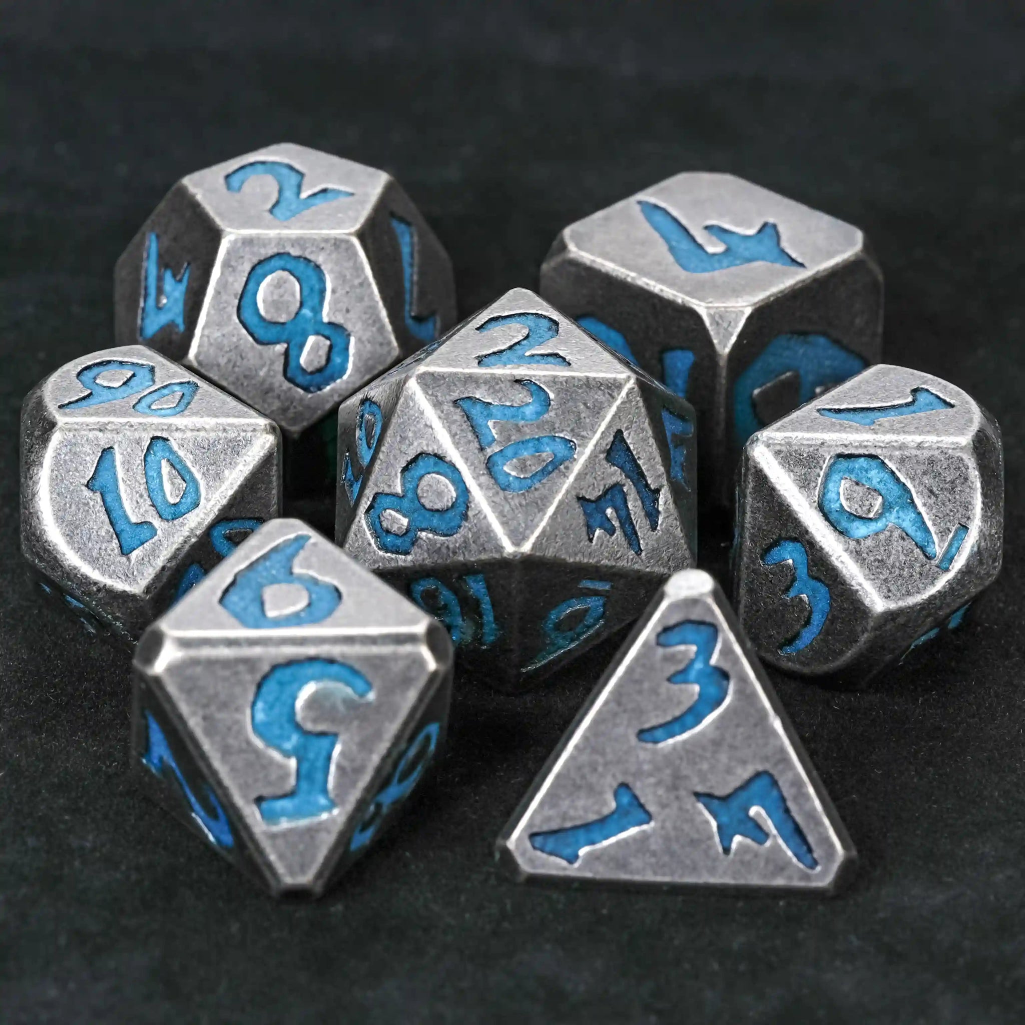 DND Dice – Iron Sentinel Series Metal Dice Set - Bear Dice
