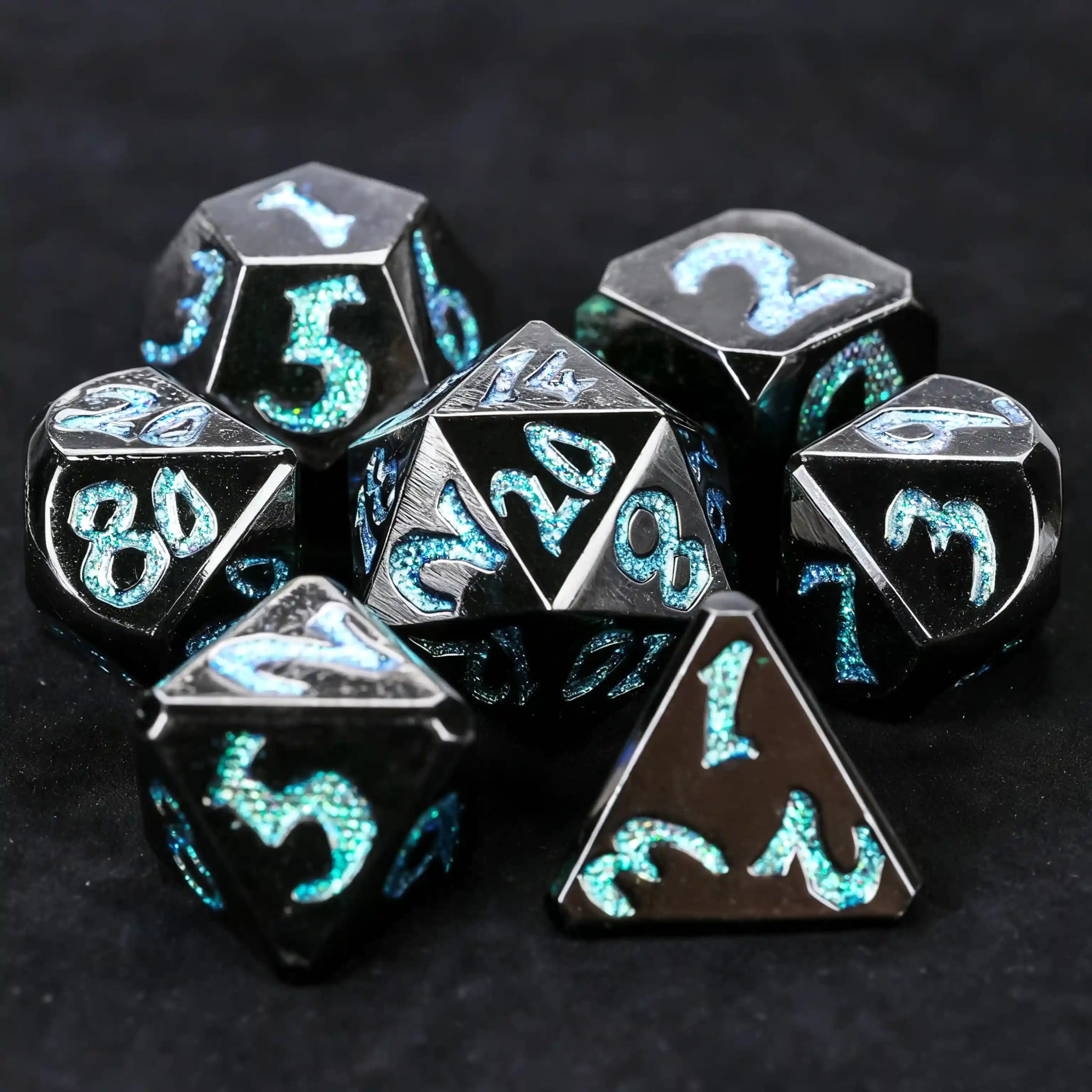 DND Dice – Iron Sentinel Series Metal Dice Set - Bear Dice