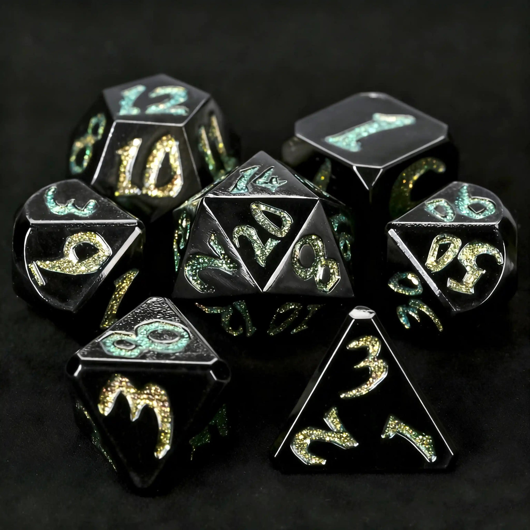 DND Dice – Iron Sentinel Series Metal Dice Set - Bear Dice