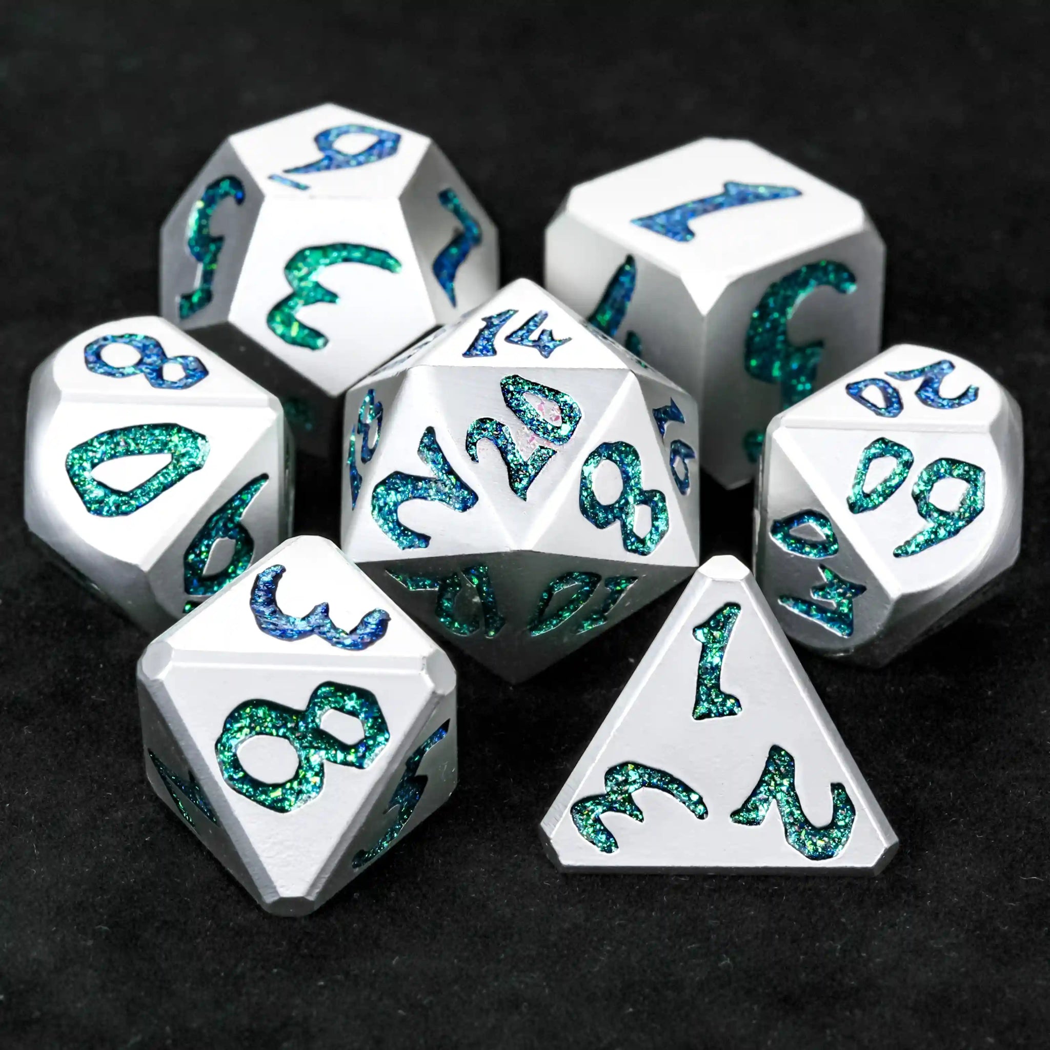 DND Dice – Iron Sentinel Series Metal Dice Set - Bear Dice